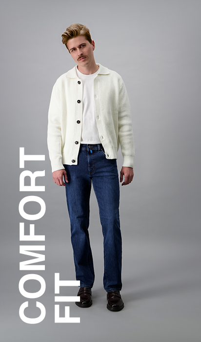 Comfort Man wearing a comfort fit jeans