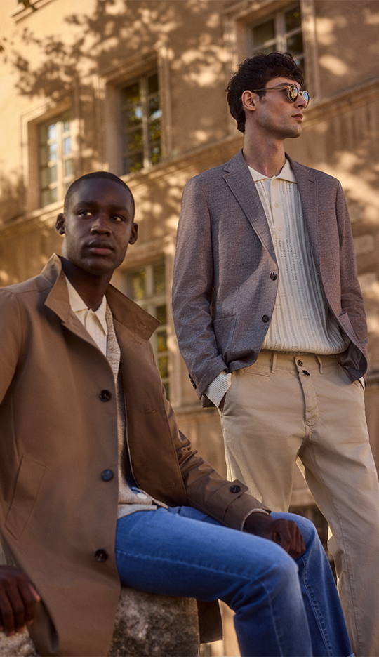 Brown coat for summer