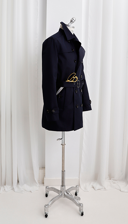 Navy coat for spring and summer