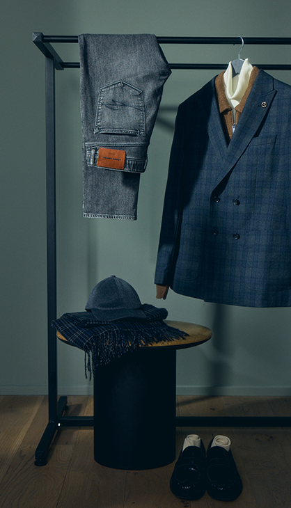 Look Unique pieces arranged on clothing racks