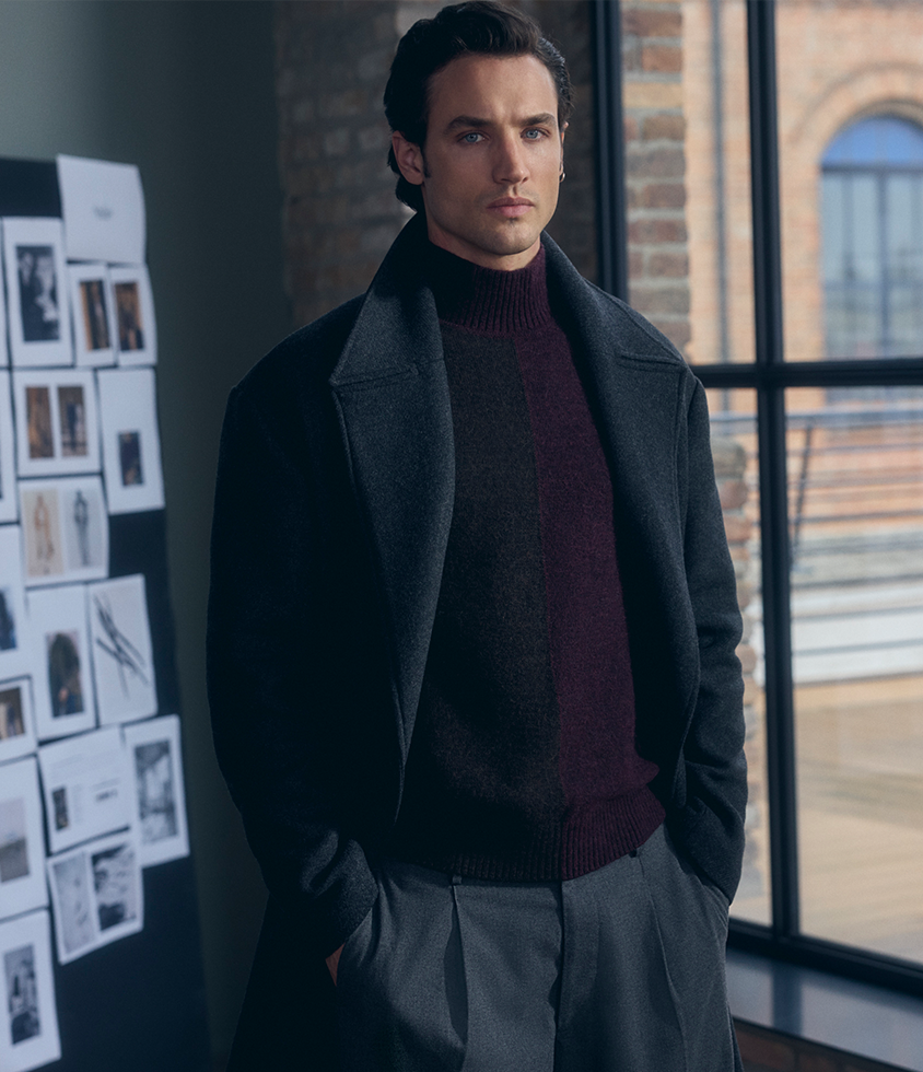 Casual Business Legerer Business Look mit klassischem Wintermantel