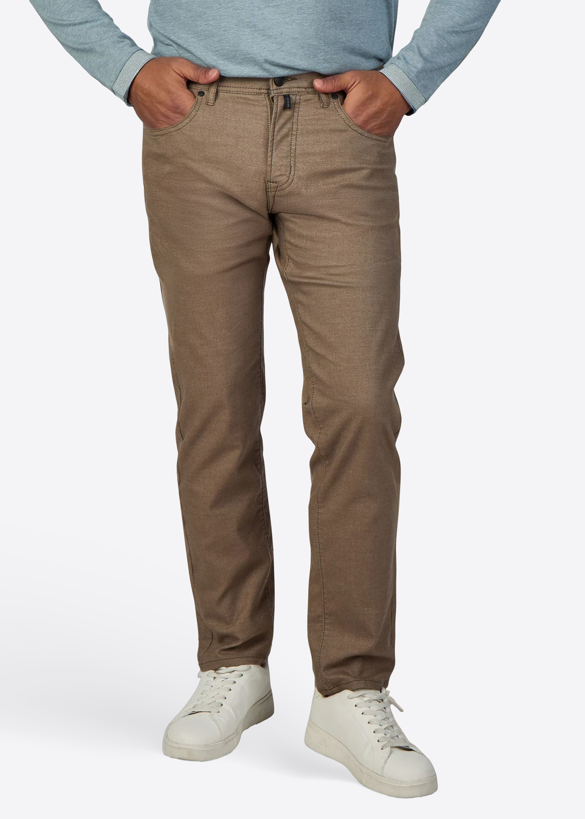 Wool Touch Hose Regular Fit, Kelp Frontansicht