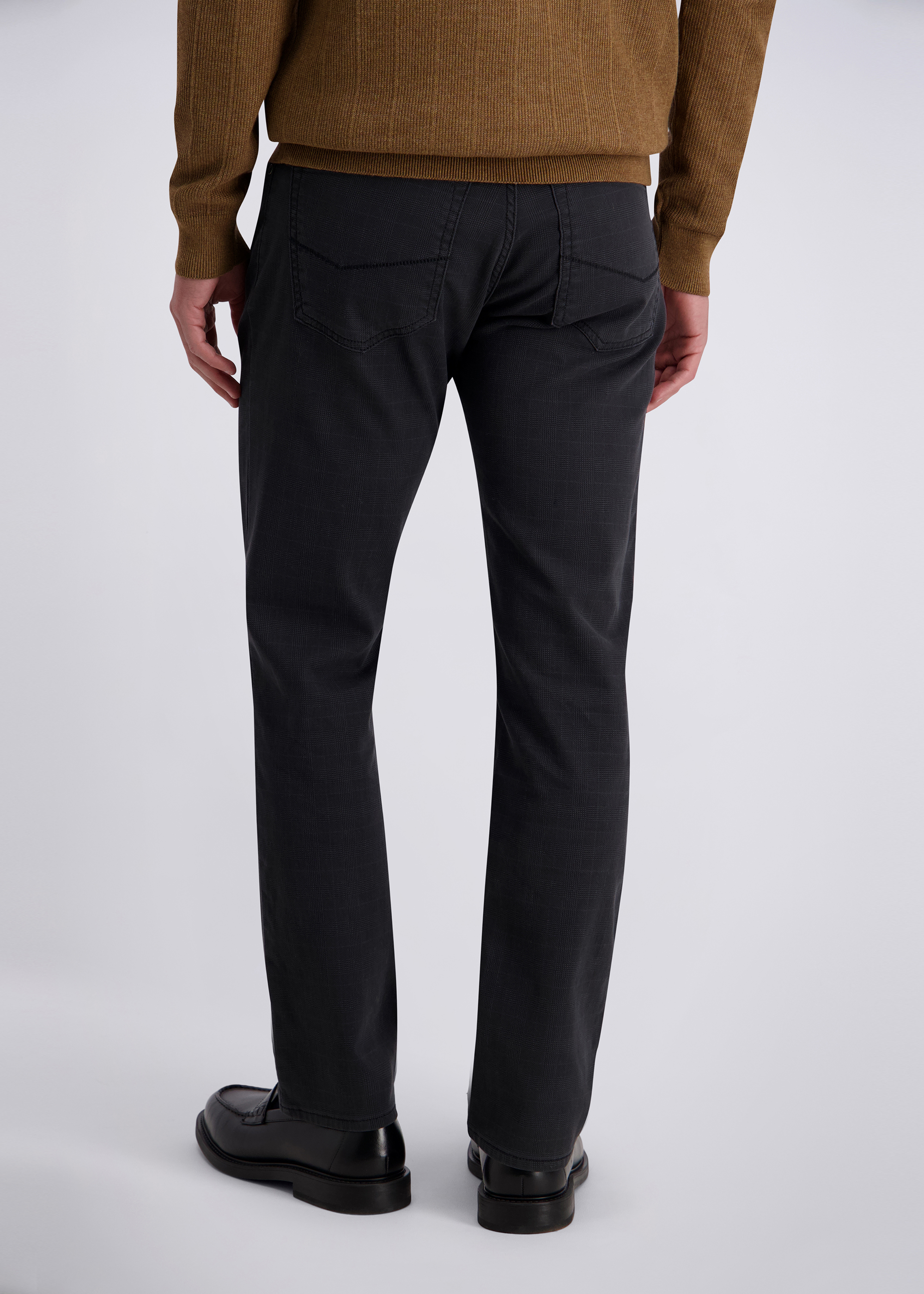 Regular Fit Cordhose Laval, Asphalt Detailansicht 1