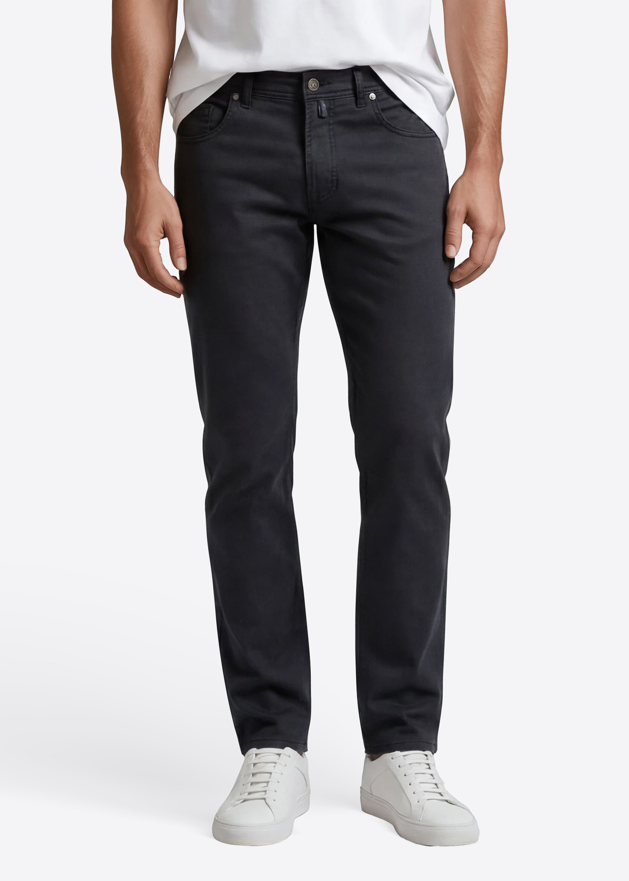 5-Pocket Hose Laval im Straight Fit, Salute Frontansicht