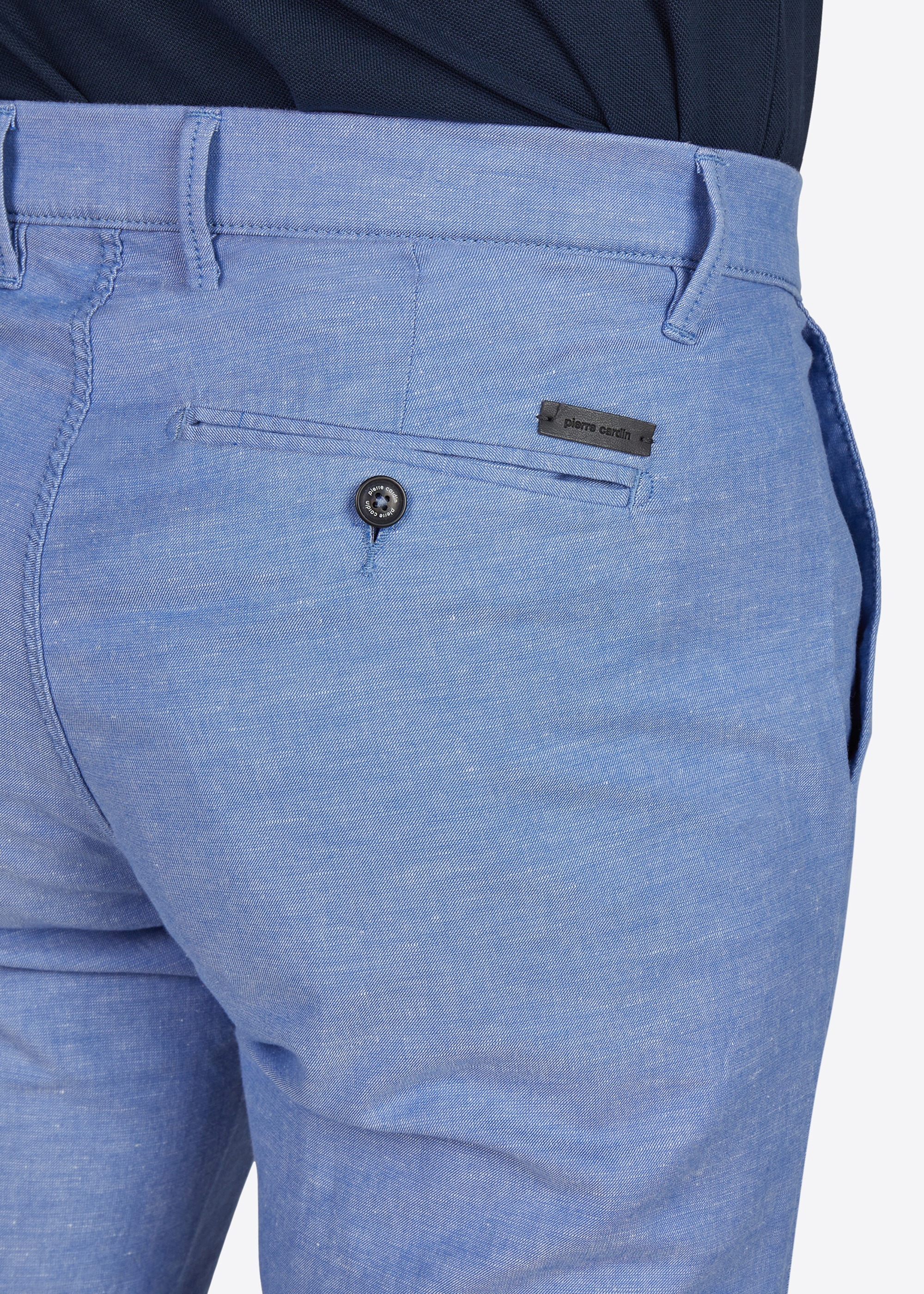 Hose Colmar mit Dornschlaufe für die Gürtelschnalle, Blue bell Detailansicht 2