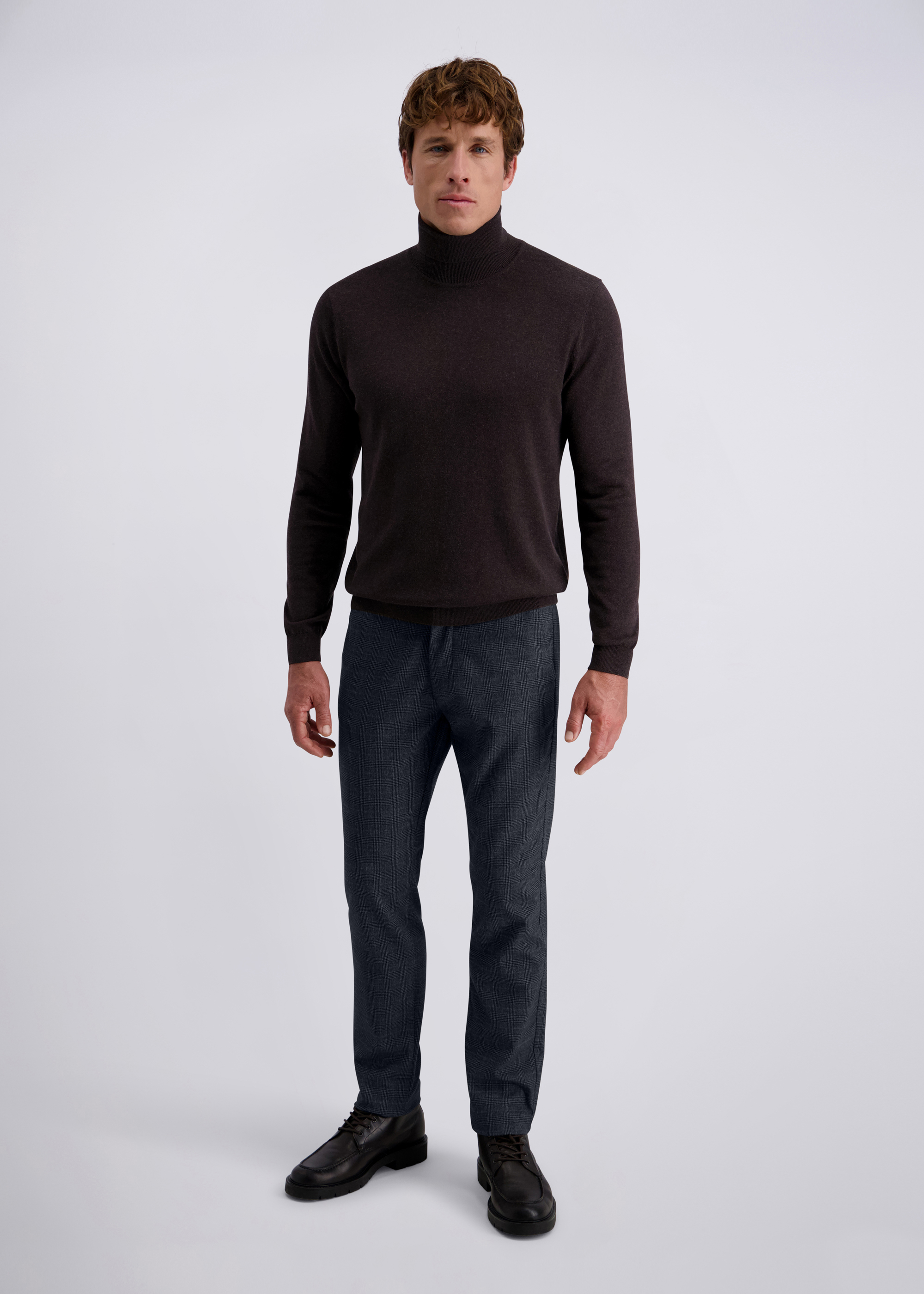 Calais Hose mit feinem Karomuster, Salute Rückansicht