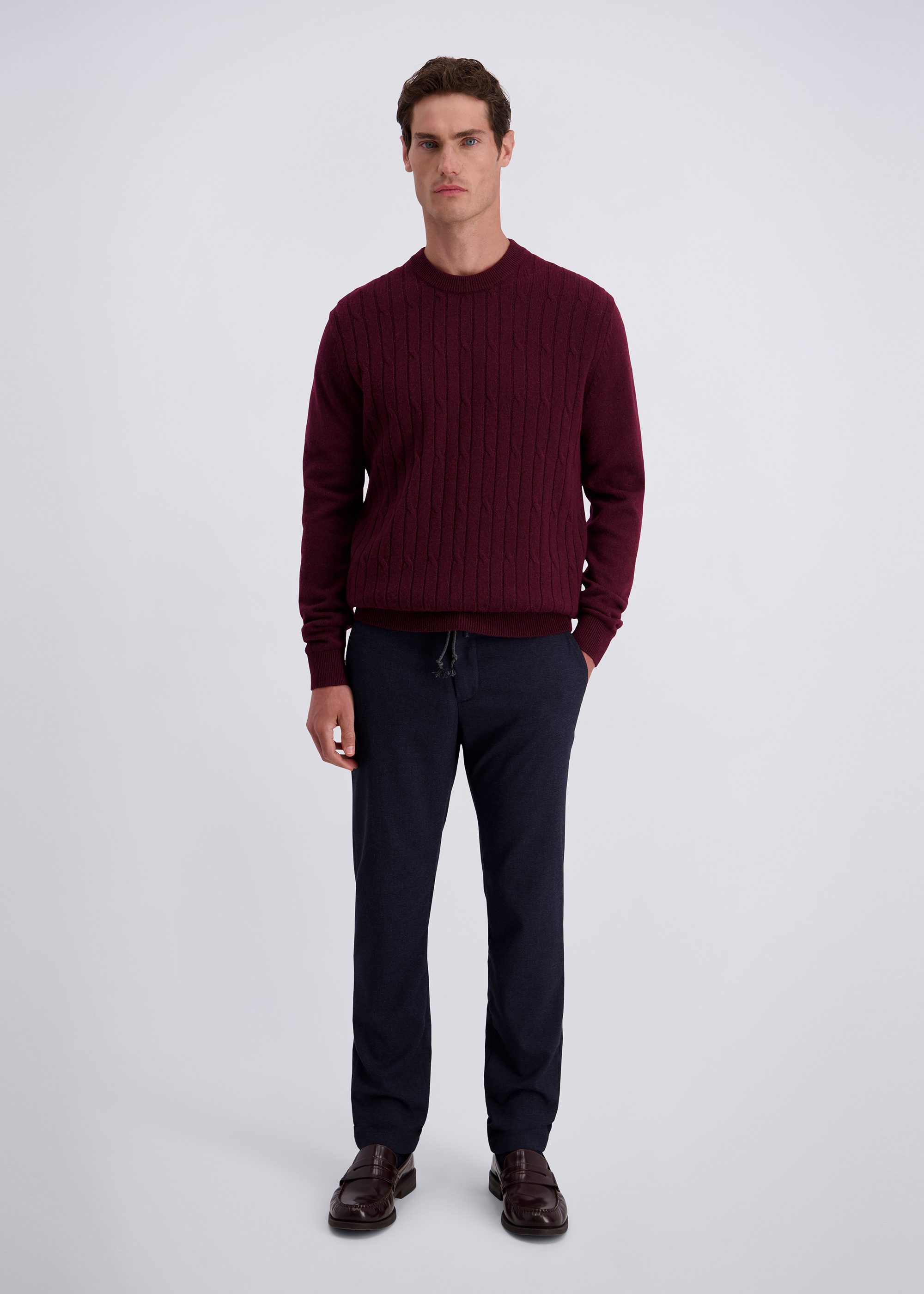 Chino im Regular Fit, Salute Rückansicht