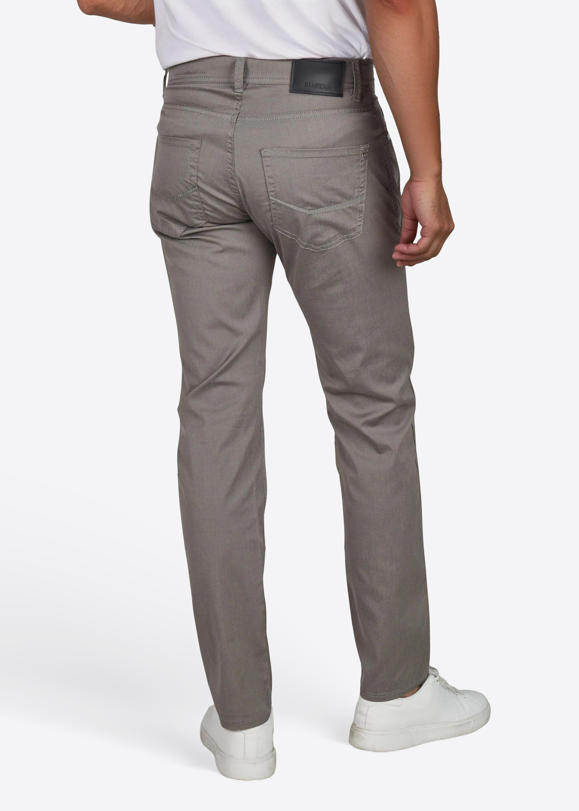 Hose Lyon mit Dornschlaufe für die Gürtelschnalle, Sharkgray Detailansicht 1