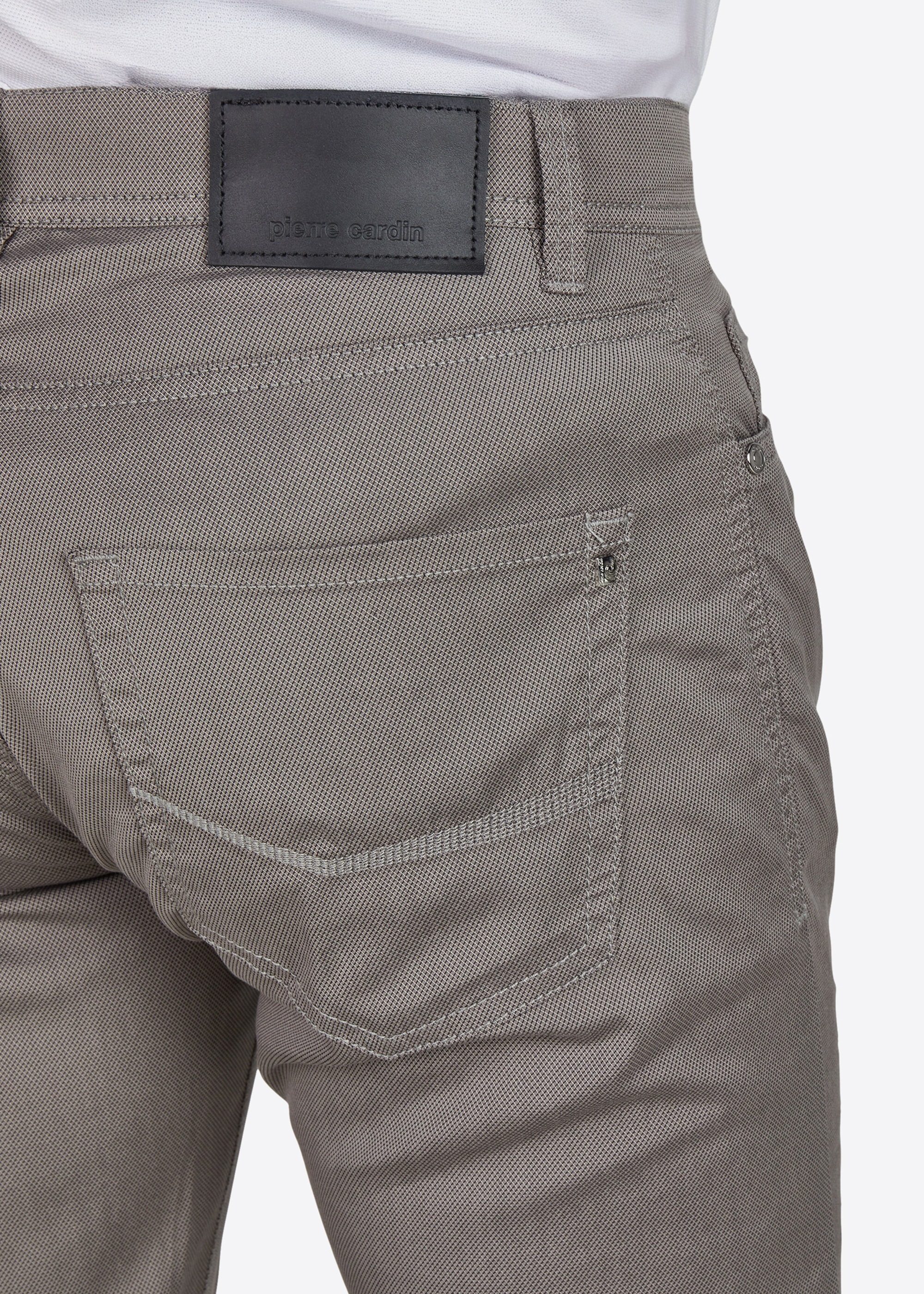 Hose Lyon mit Dornschlaufe für die Gürtelschnalle, Sharkgray Detailansicht 2