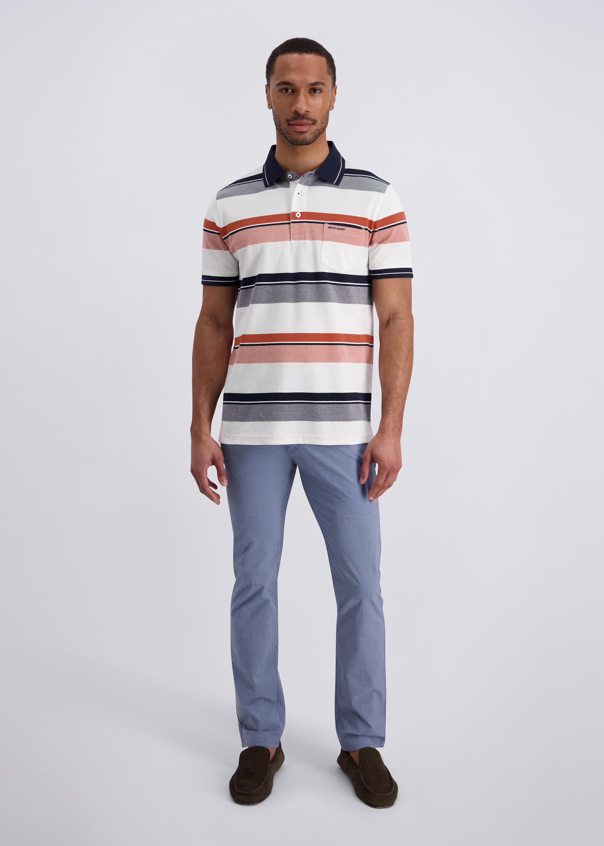 5-Pocket Hose Lyon im Regular Fit, Blue Opal Rückansicht