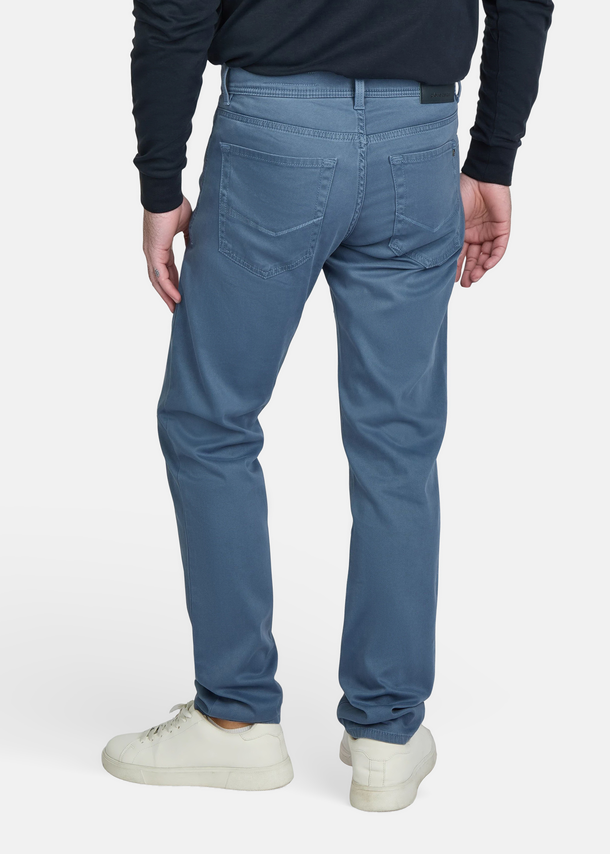 Lyon Tapered Fit Jeans zeitlos, Bering Sea Detailansicht 1