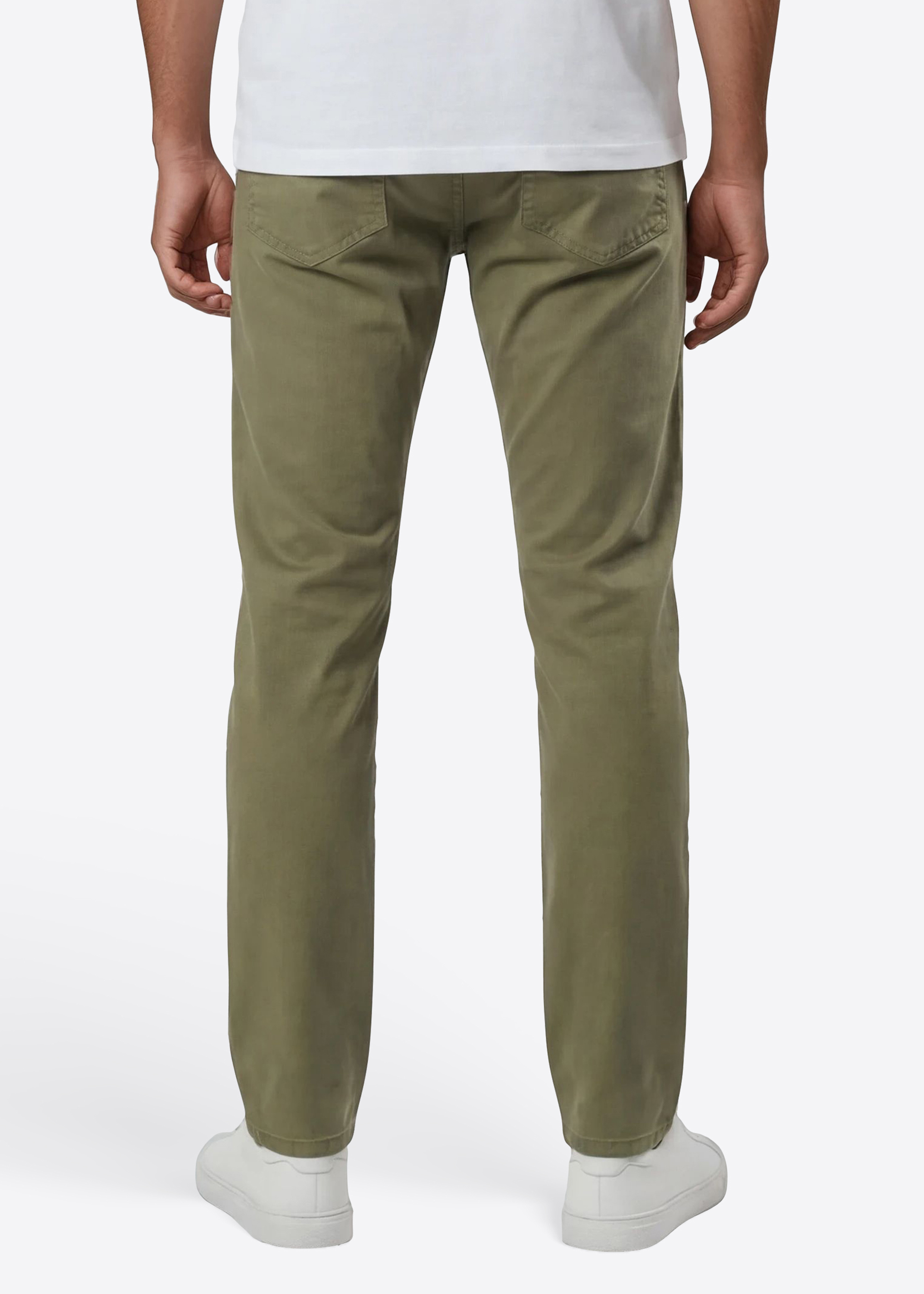 5-Pocket Hose Lyon im Tapered Fit, Dusty Olive Detailansicht 1