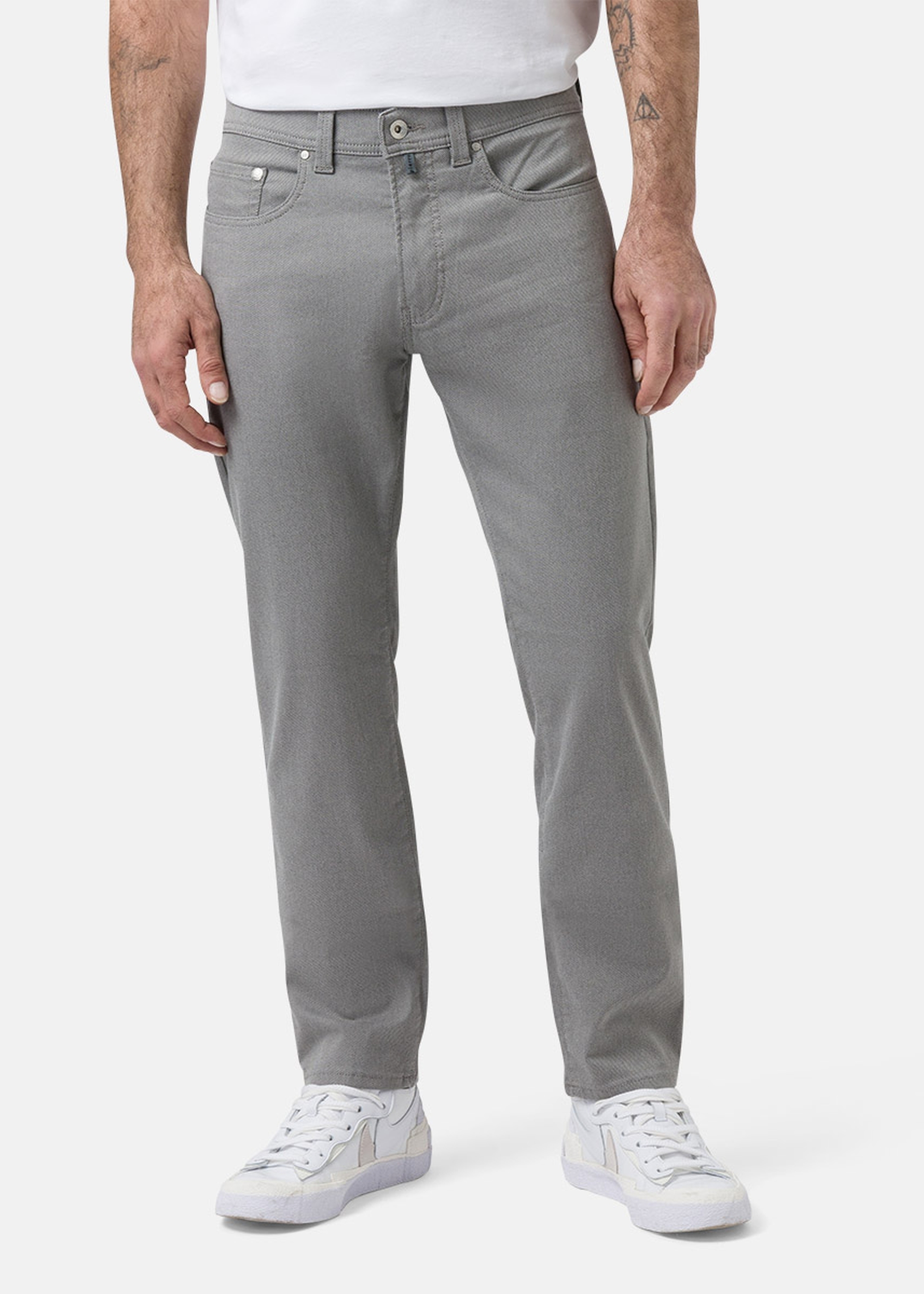 Smart-Casual-Hose, Sharkgray Frontansicht