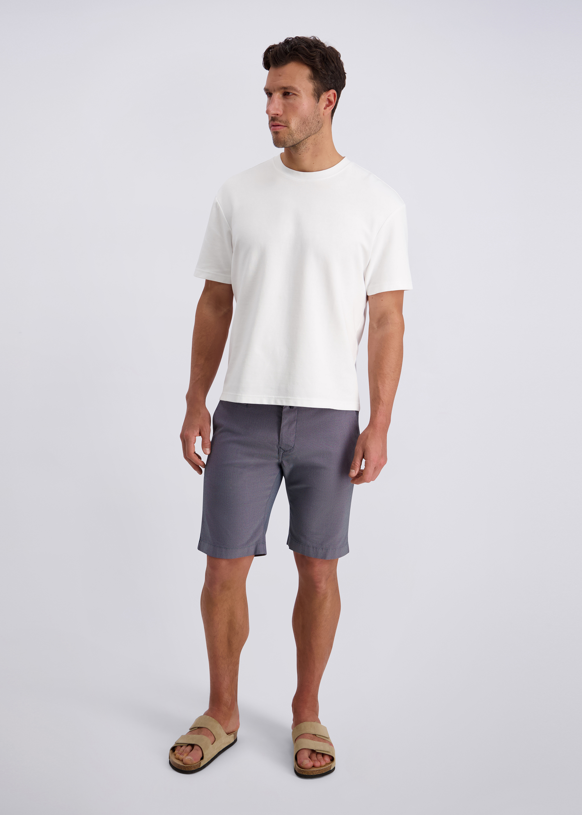 Strassbourg Shorts im Regular Fit, Dark Denim Rückansicht