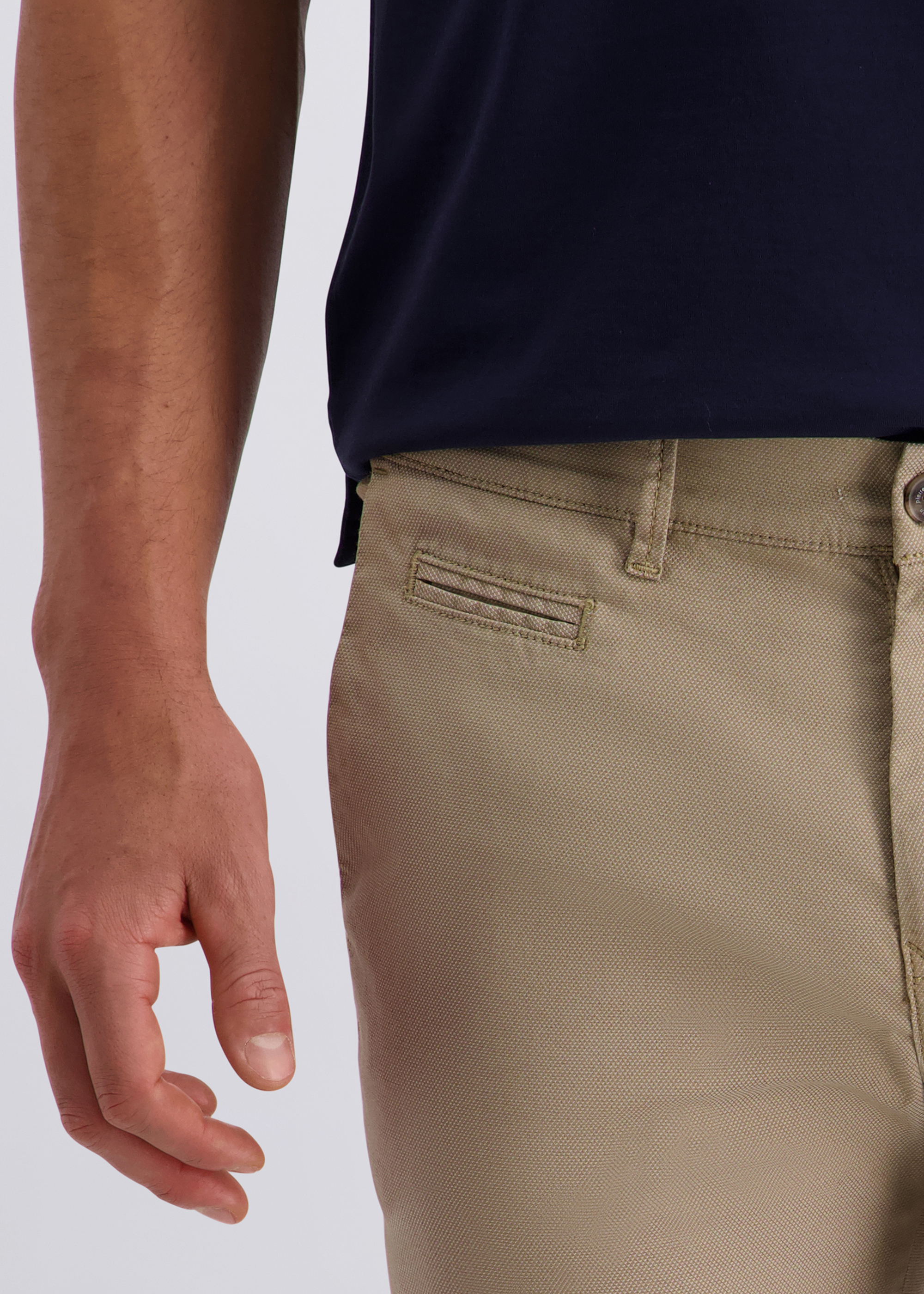 Strassbourg Shorts im Regular Fit, Otter Detailansicht 2