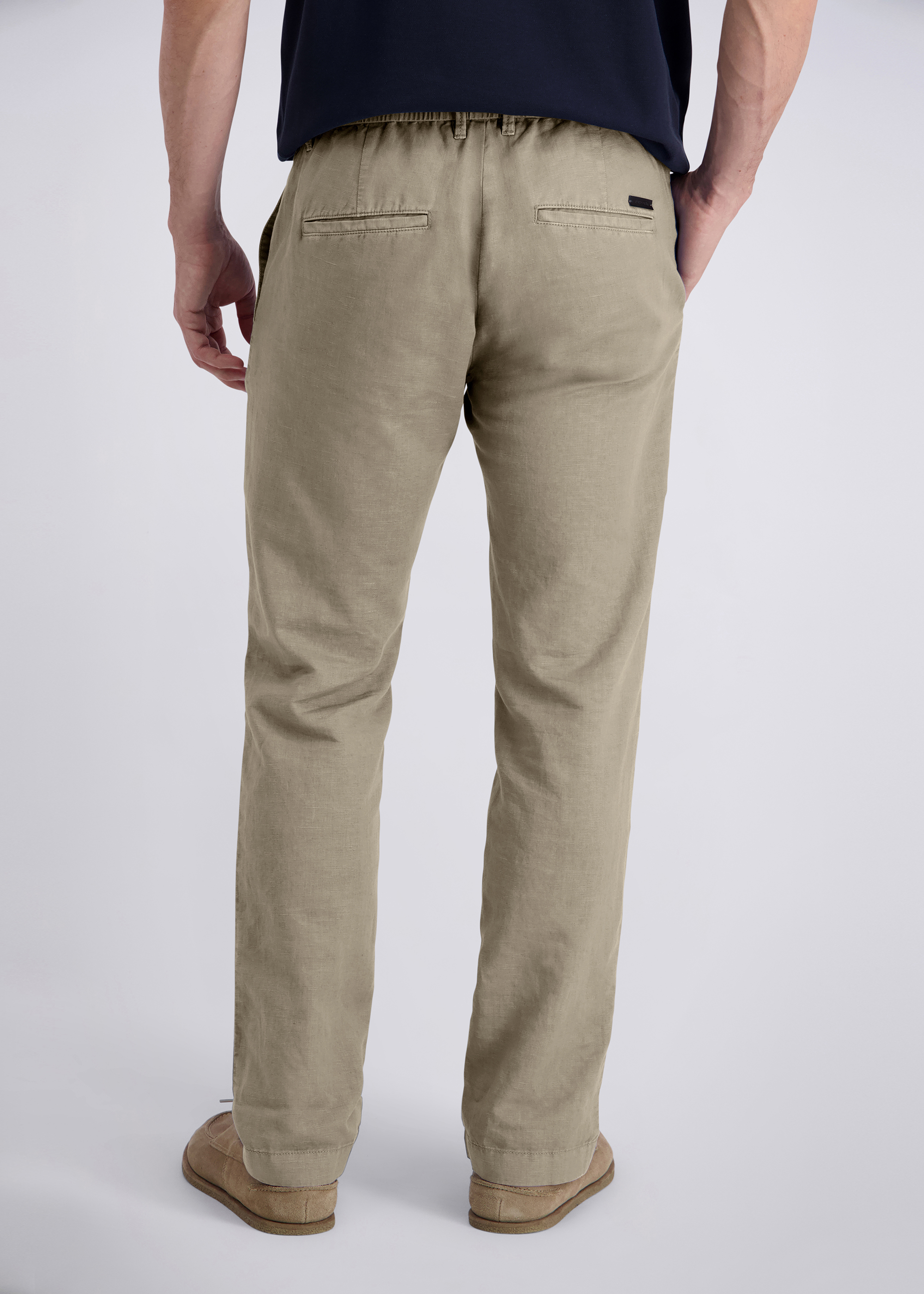 Chino im Regular Fit, Oyster Gray Detailansicht 1