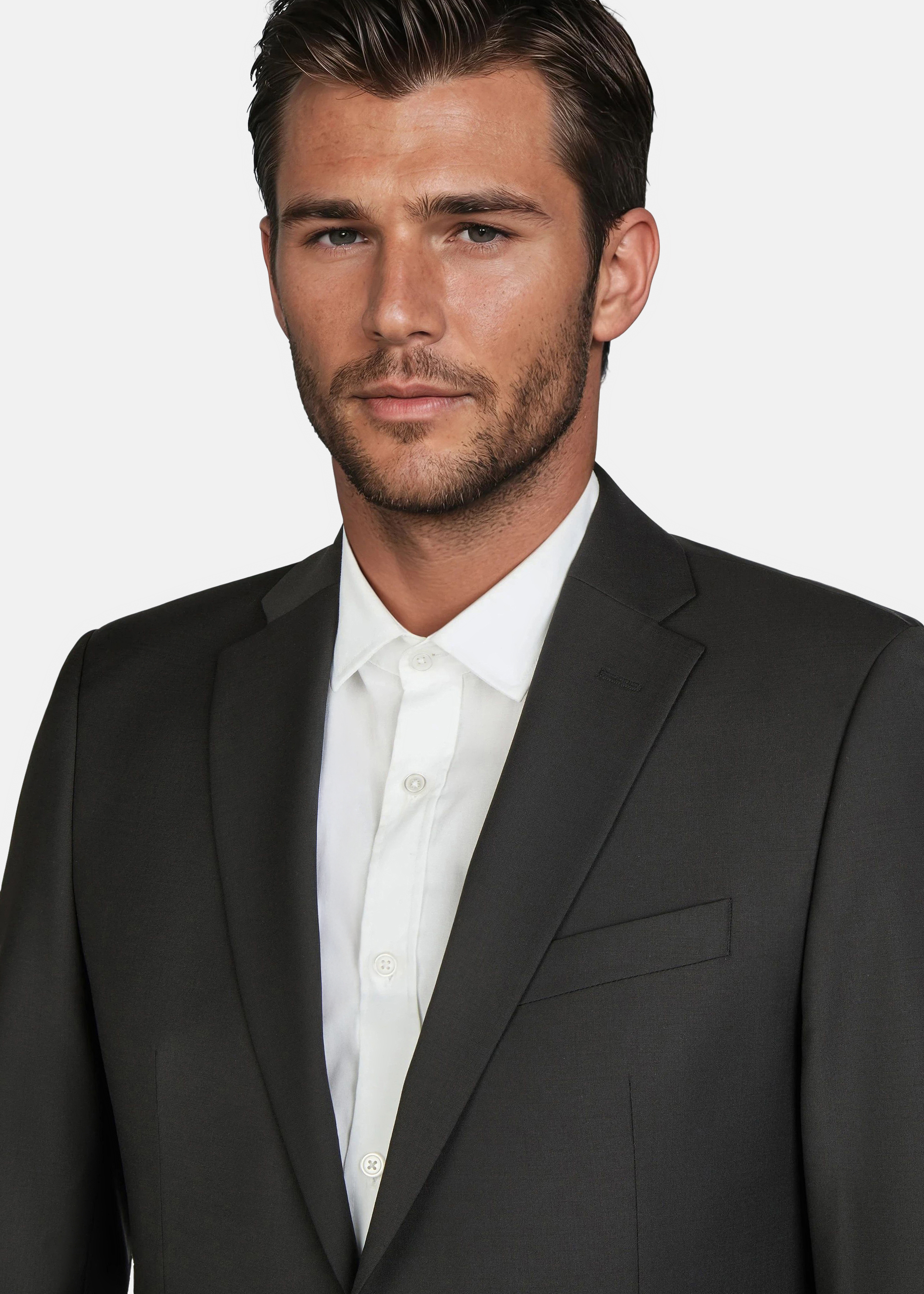 Grant Sakko Grant im Zweiknopf-Design Modern Fit, Schwarz Detailansicht 2