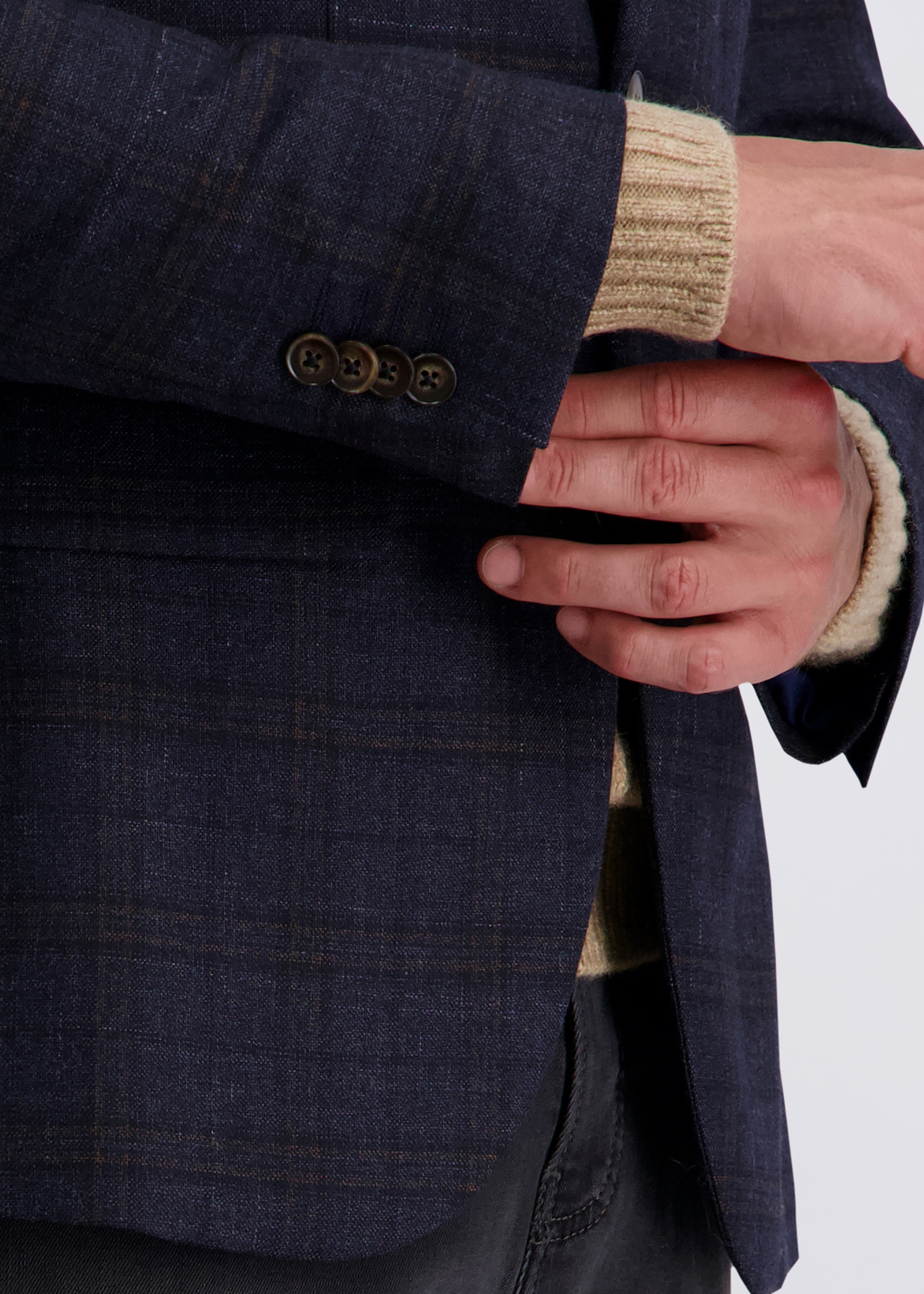 Grant Klassisches Sakko Modern Fit, Salute Detailansicht 2