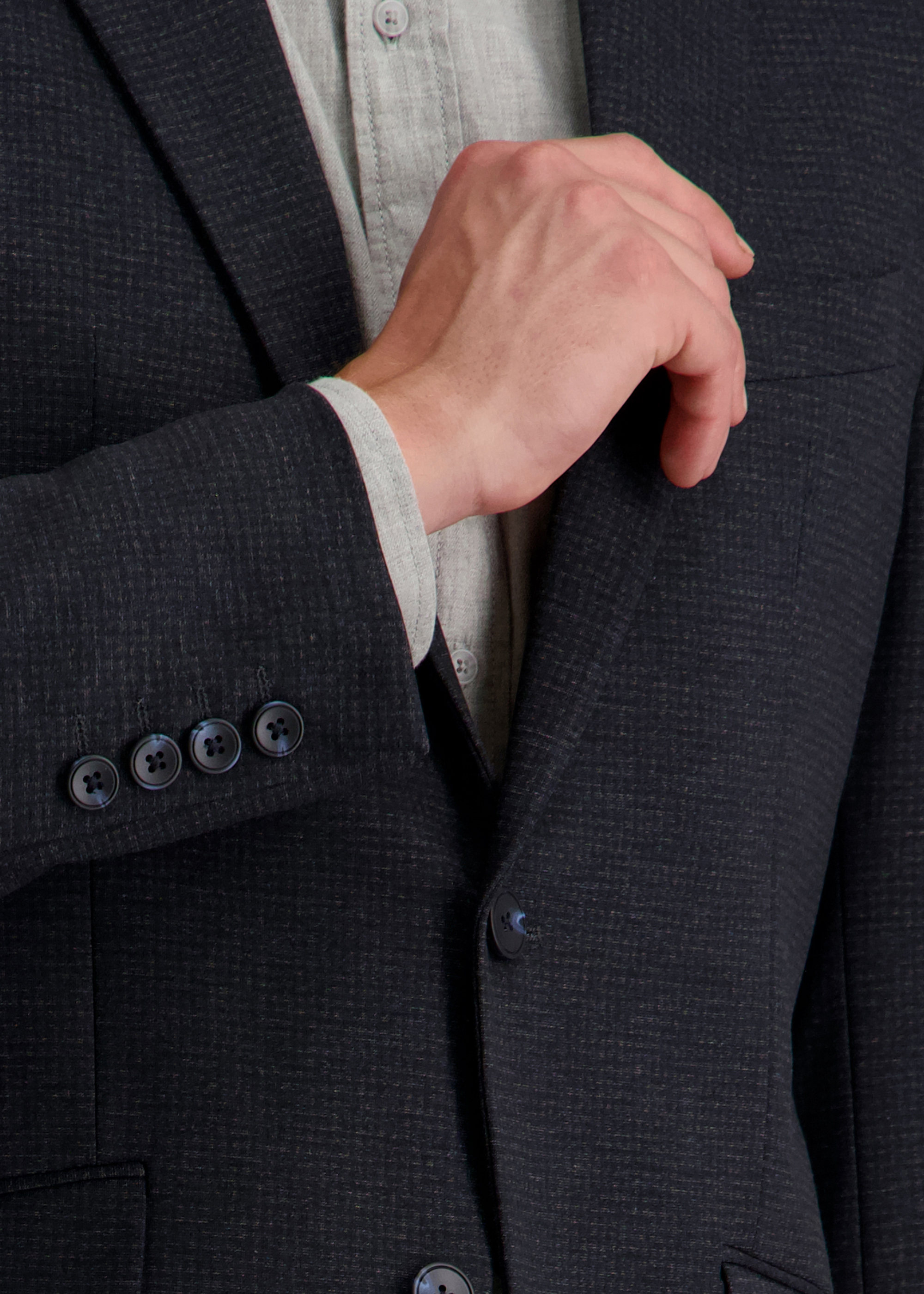 Lucas Jersey-Sakko Modern Fit, Salute Detailansicht 2