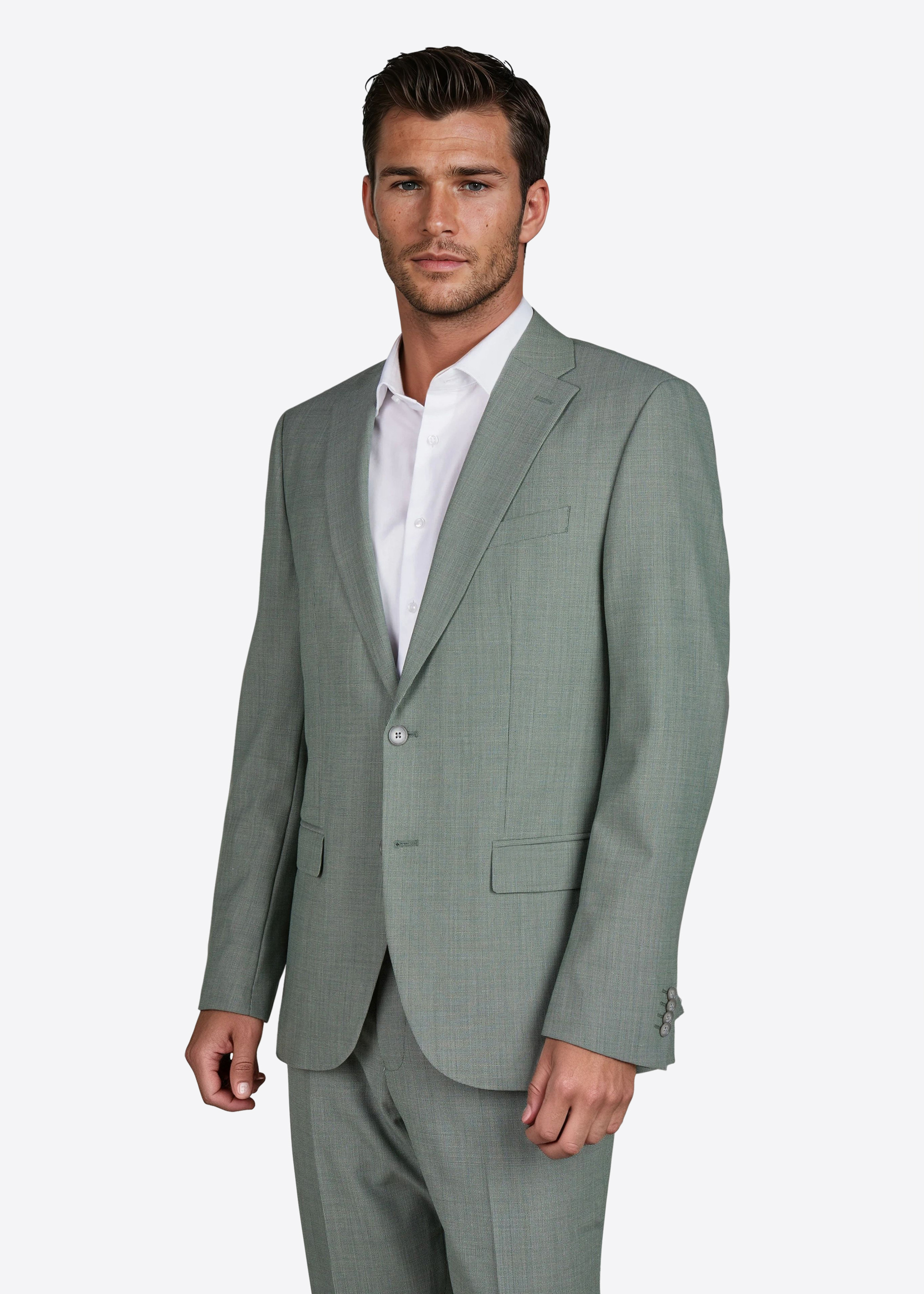 Grant Anzugsakko Regular Fit, Arctic Frontansicht