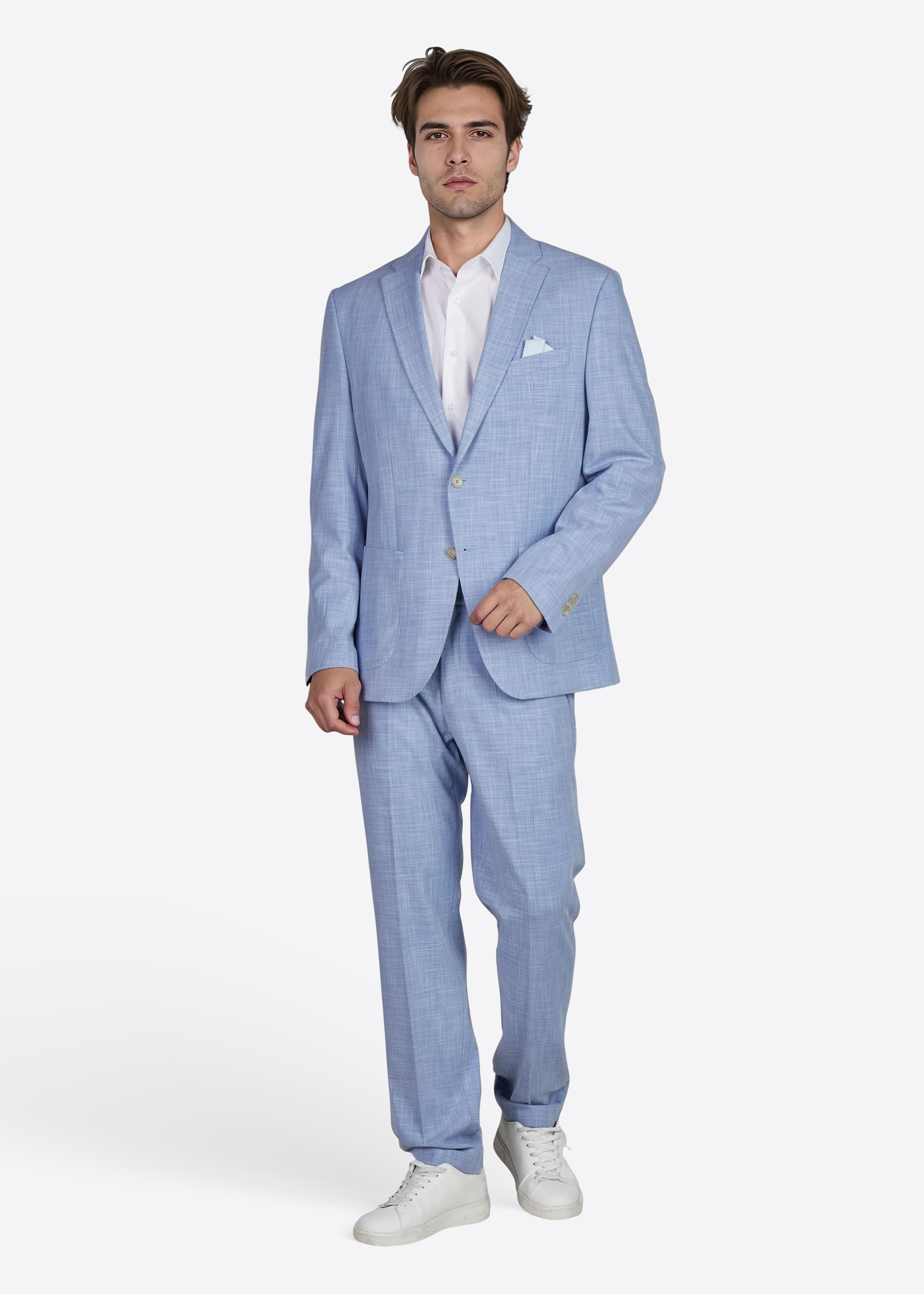 Sakko Michel im klassischen Design, Blue bell Rückansicht