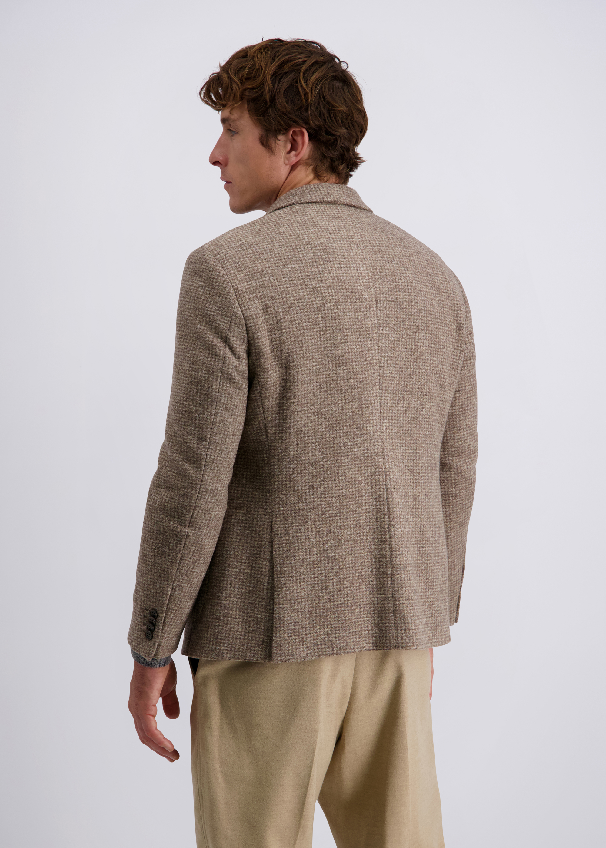 Michel Elegant Lapel Collar Jacket Regular Fit, Lark Detailansicht 1