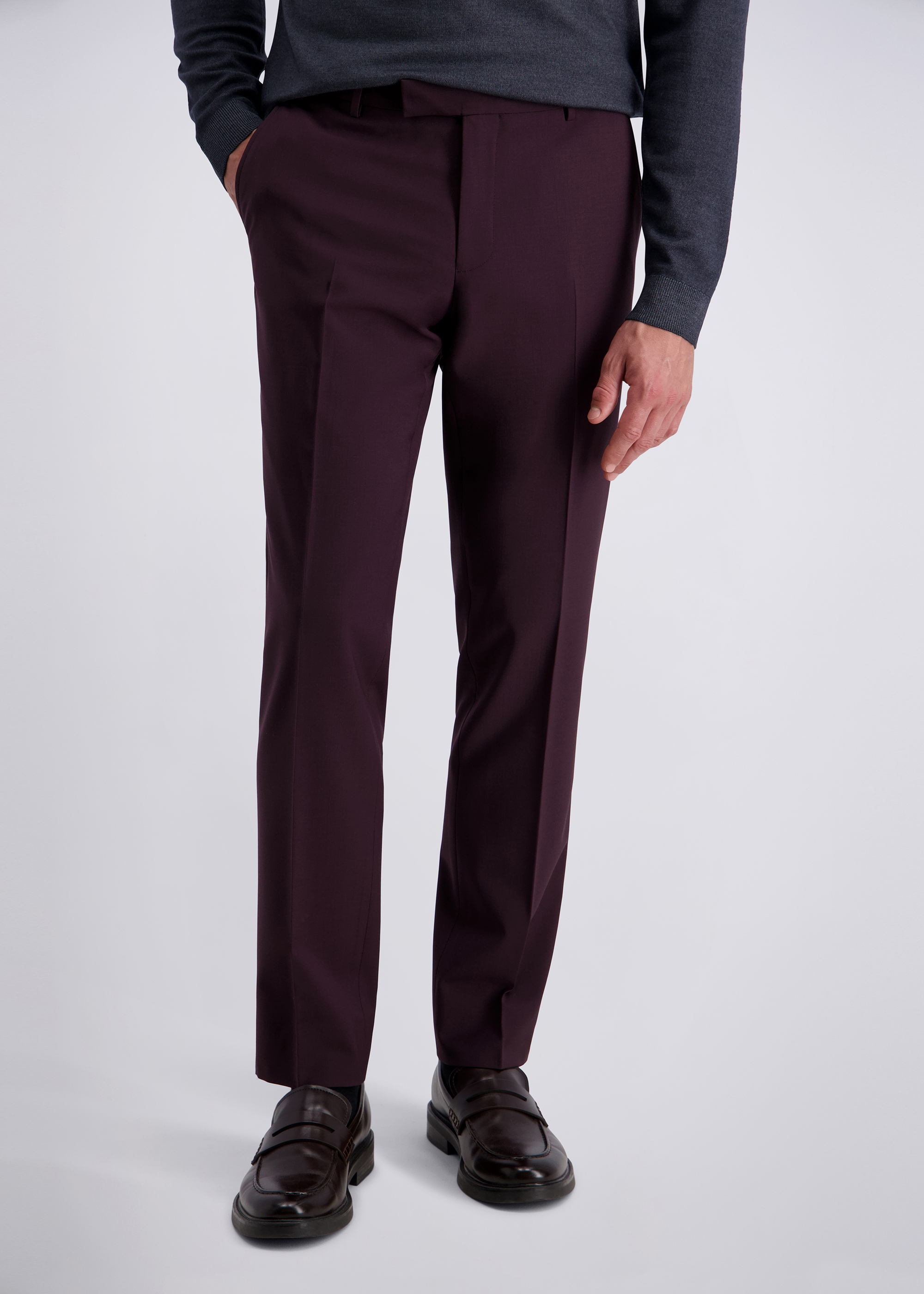 Ryan Anzughose mit Bügelfalte, Winetasting Frontansicht