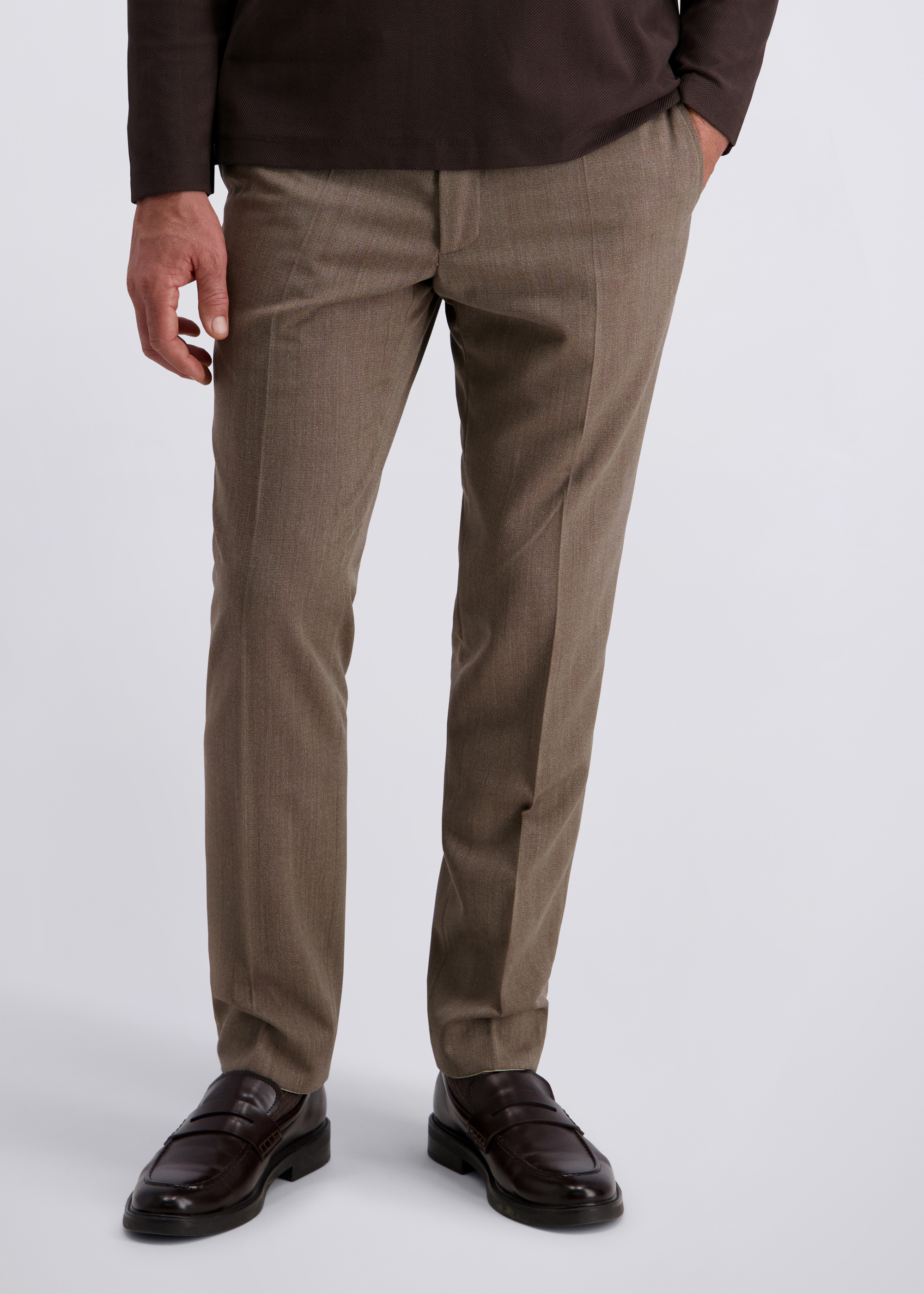 Ryan Anzughose aus Wolltwill, Lark Frontansicht