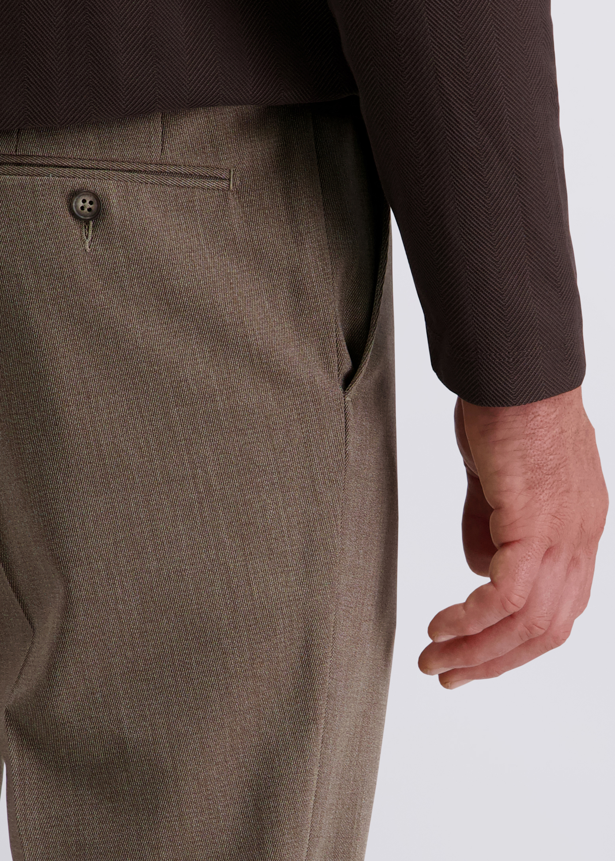 Ryan Anzughose aus Wolltwill, Lark Detailansicht 2