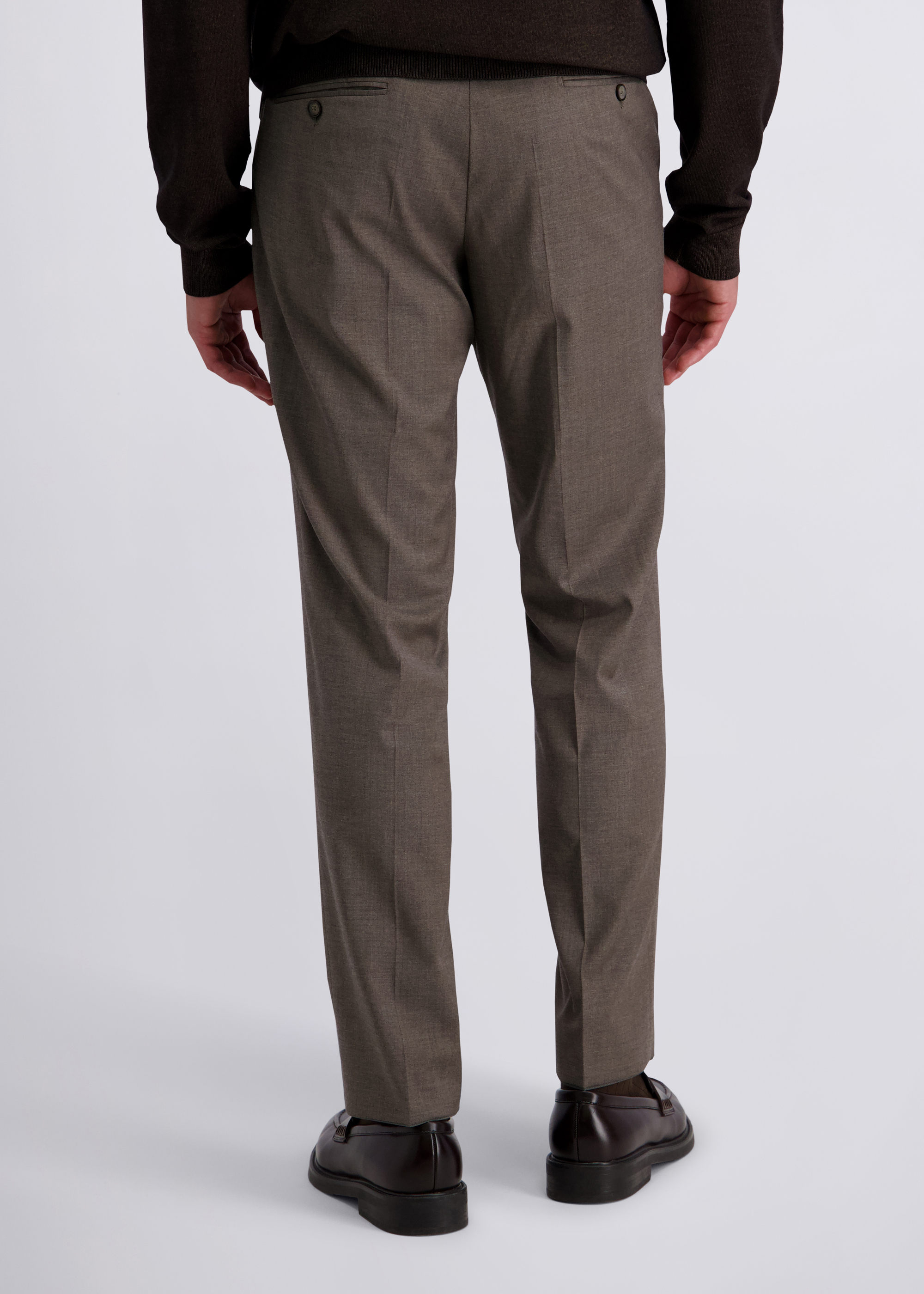 Ryan Elegante Modern-Fit-Hose, Mulch Detailansicht 1