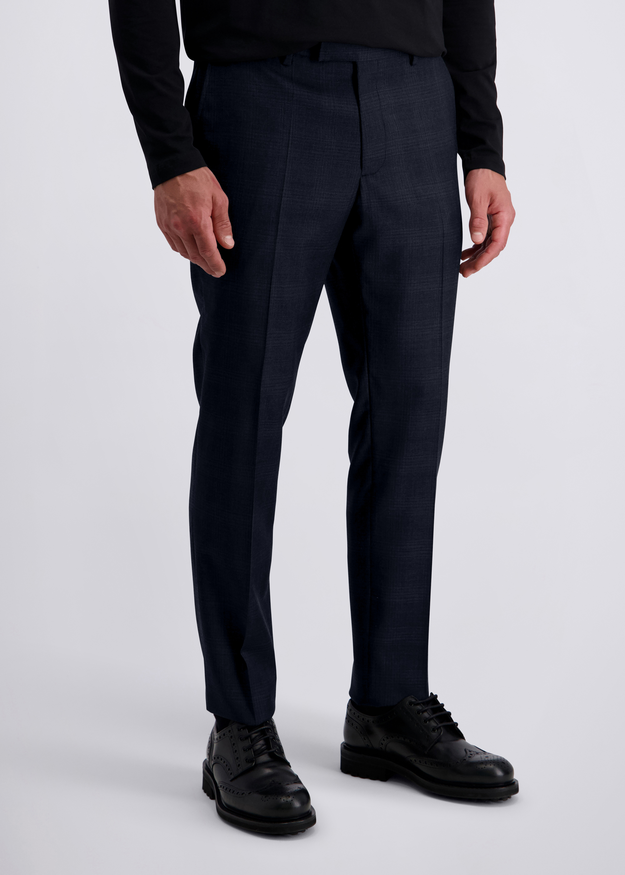 Ryan Elegante Anzughose reiner Schurwolle, Salute Frontansicht