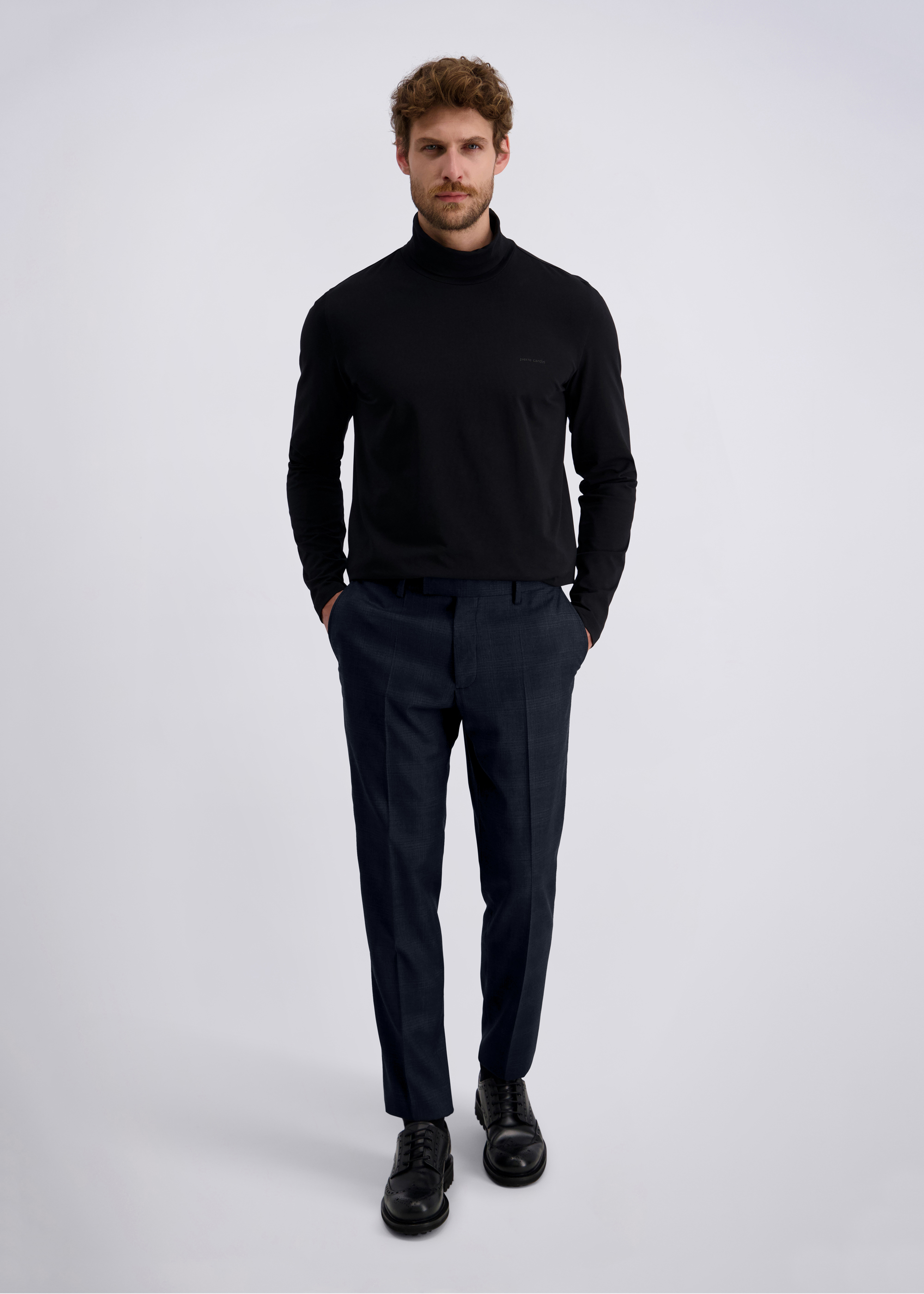 Ryan Elegante Anzughose reiner Schurwolle, Salute Rückansicht