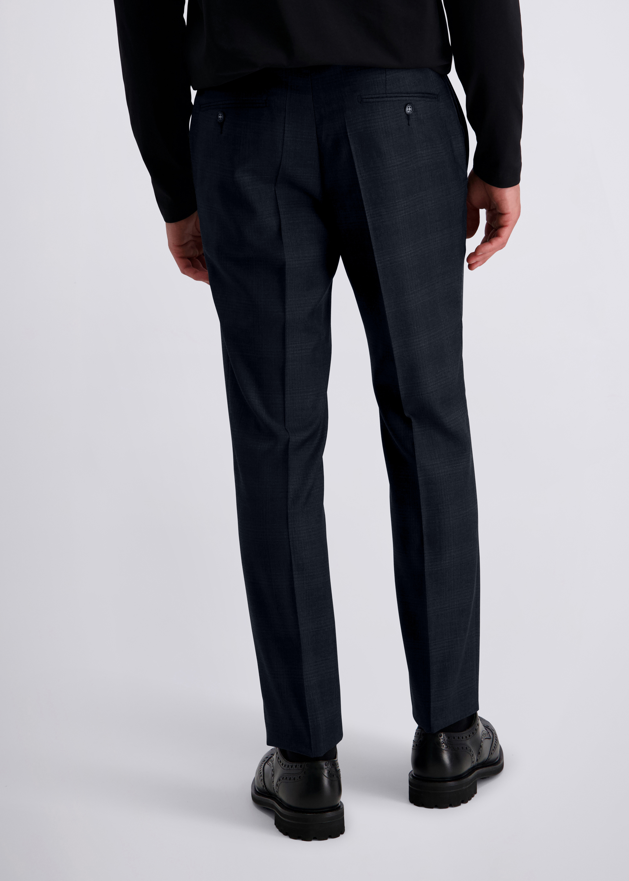 Ryan Elegante Anzughose reiner Schurwolle, Salute Detailansicht 1
