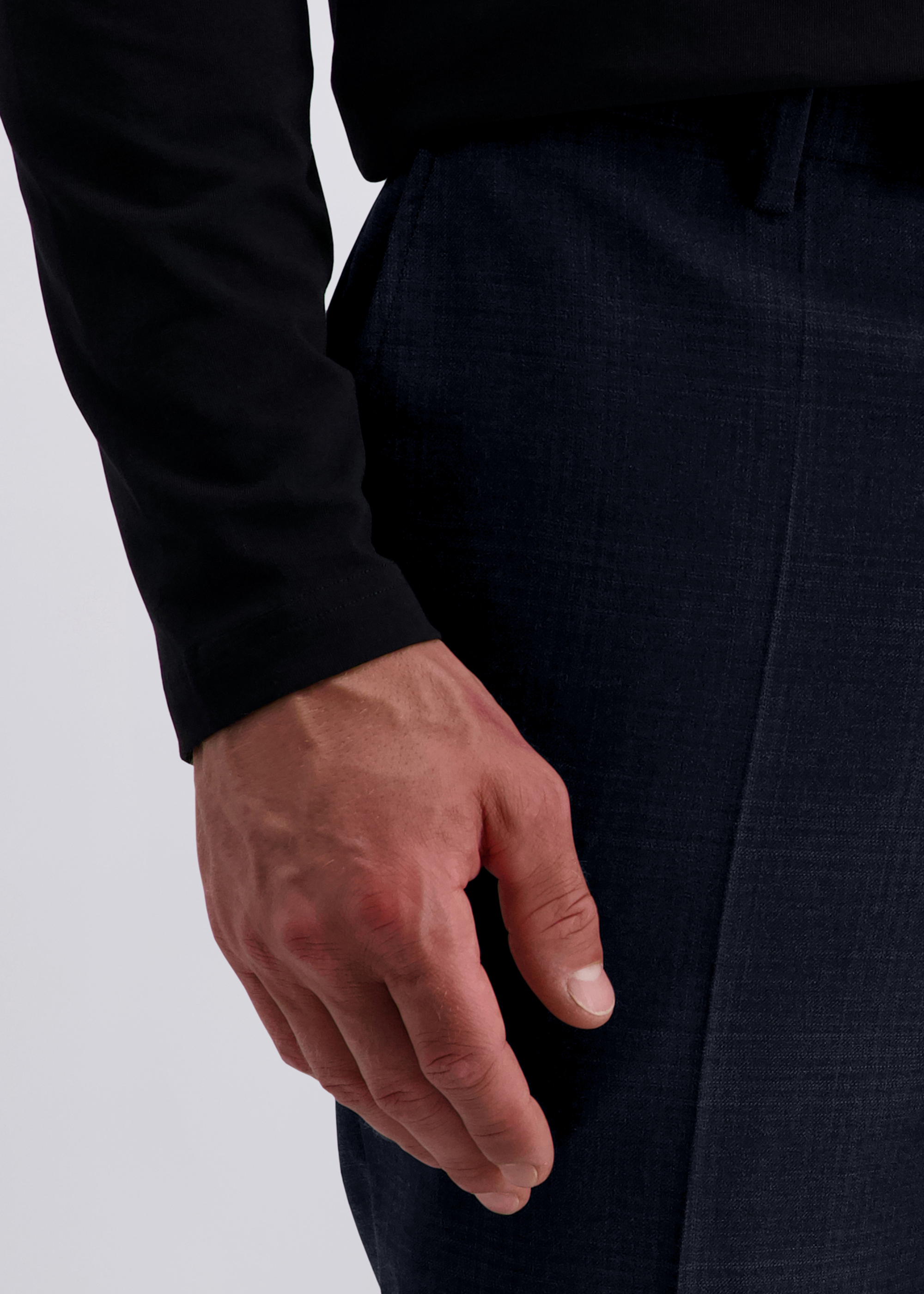 Ryan Elegante Anzughose reiner Schurwolle, Salute Detailansicht 2
