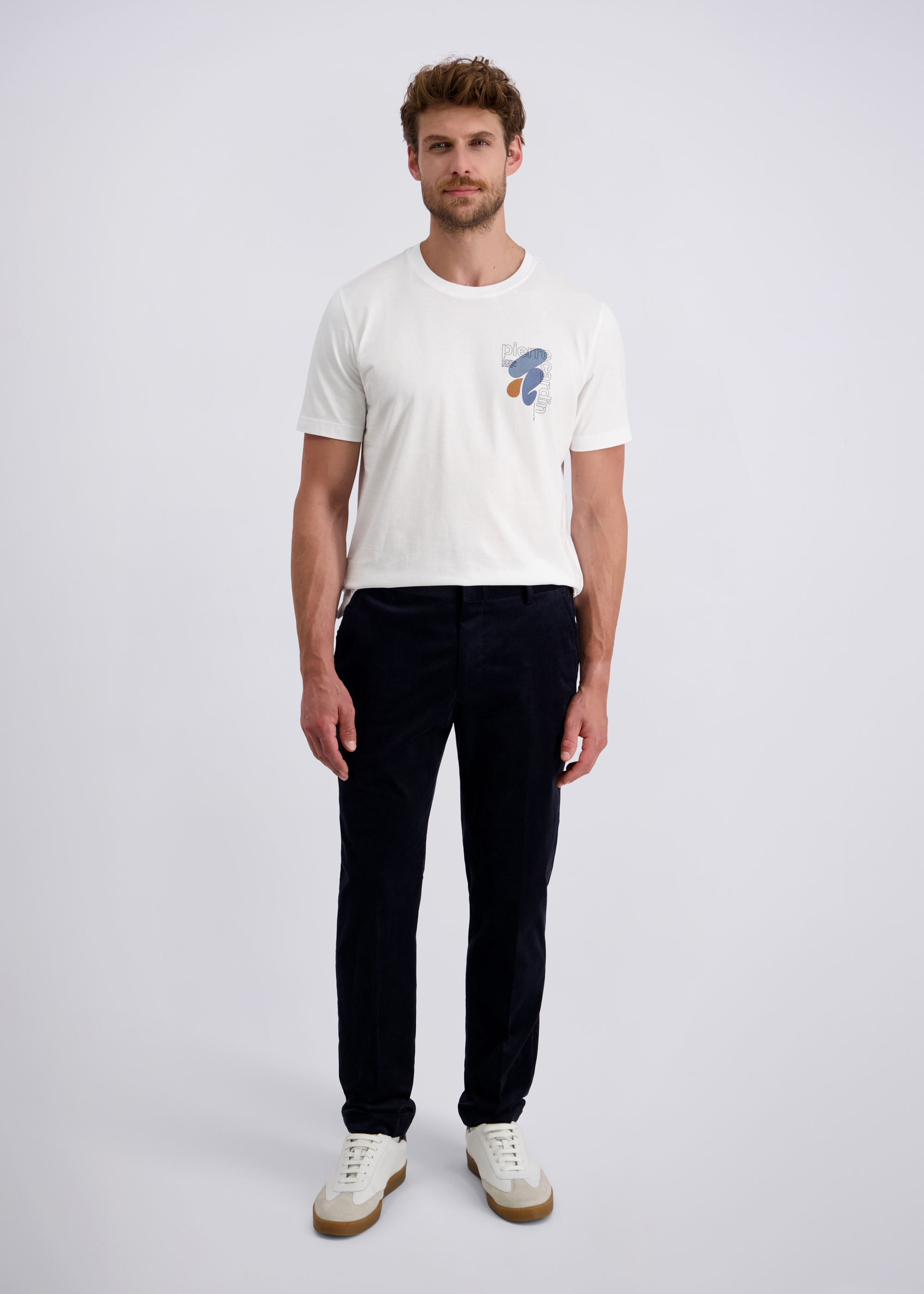 Rick Zeitlose Hose aus elastischem Feincord, Salute Rückansicht