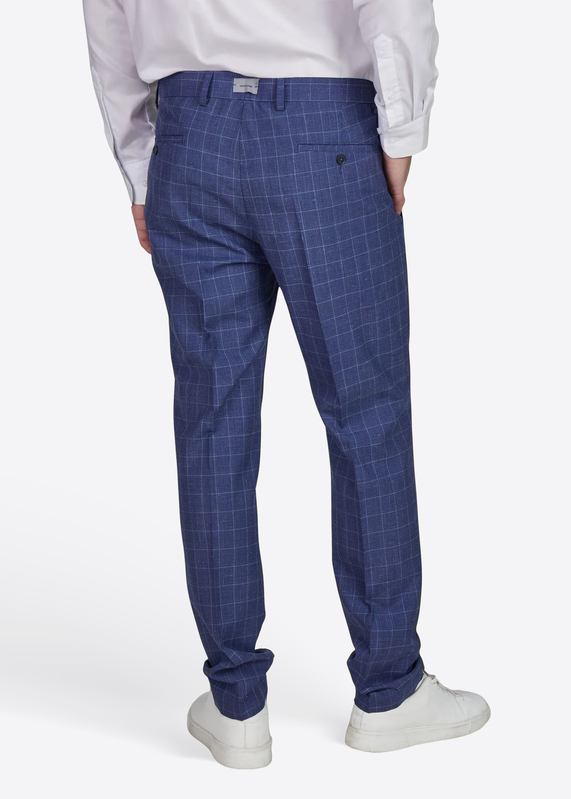 Hose Ray mit Bügelfalte, Navy Peony Detailansicht 1