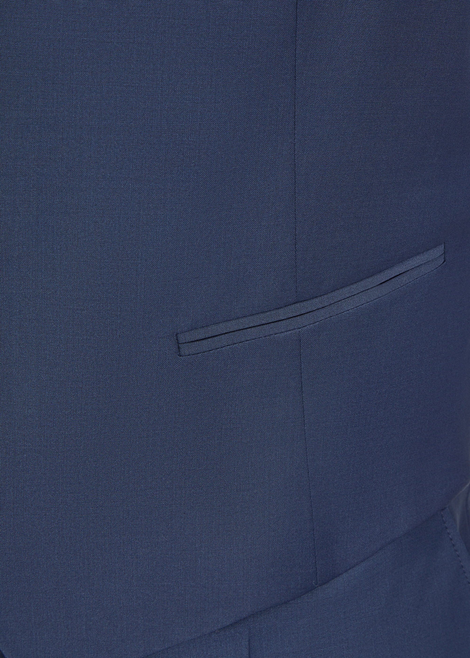 Weste Hugo, Blau Detailansicht 2