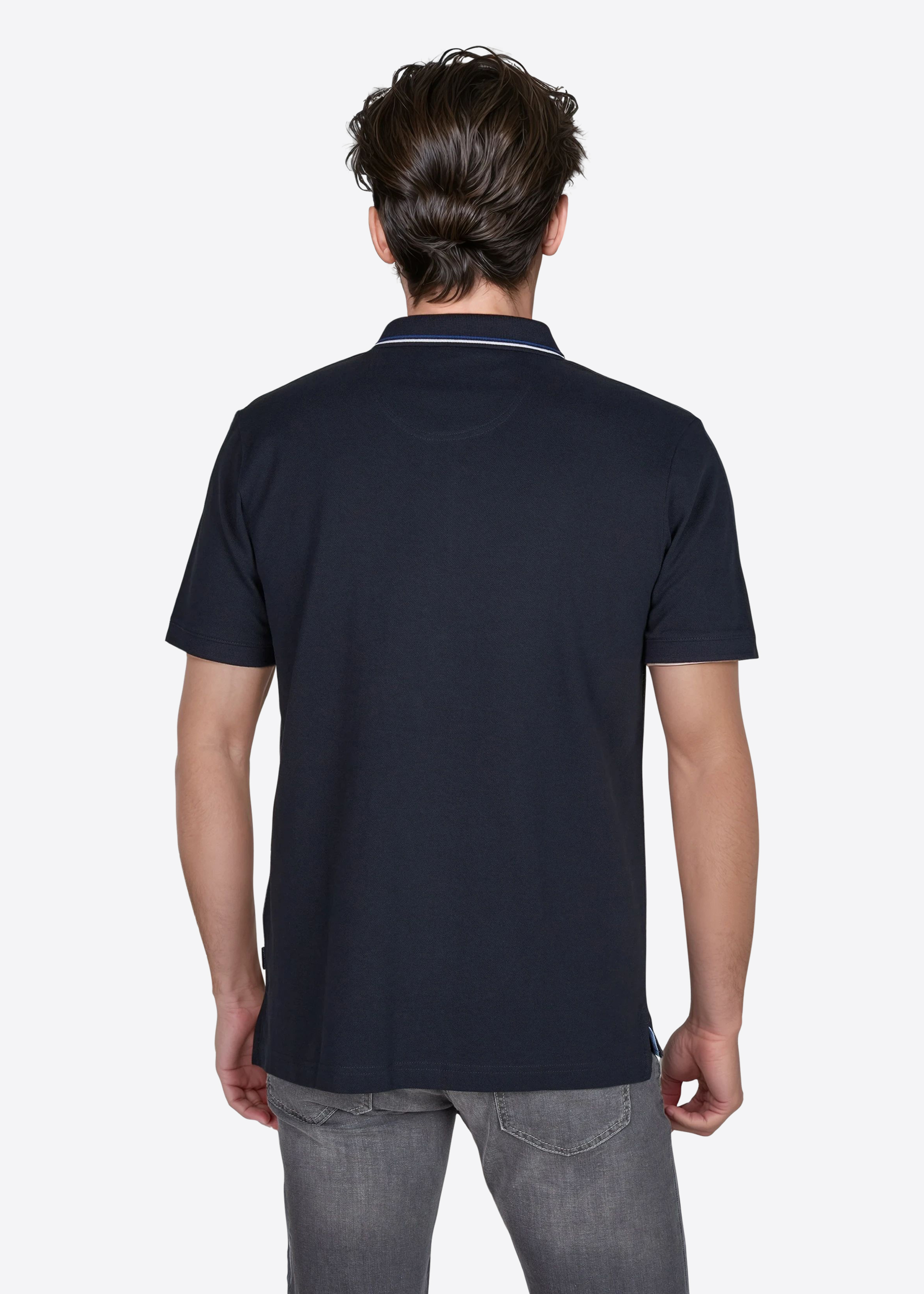 Polo-Shirt mit klassischem Polo-Kragen, Salute Detailansicht 1