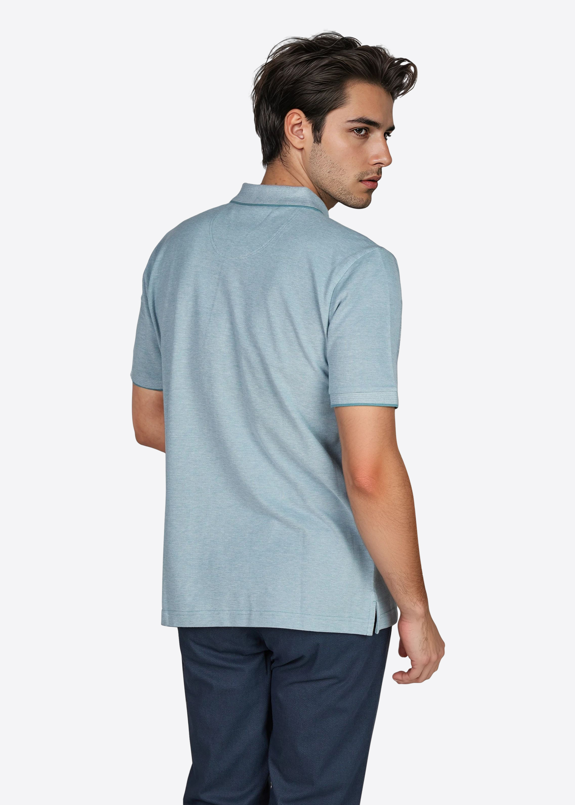 Polo-Shirt mit klassischem Polo-Kragen, Arctic Detailansicht 1