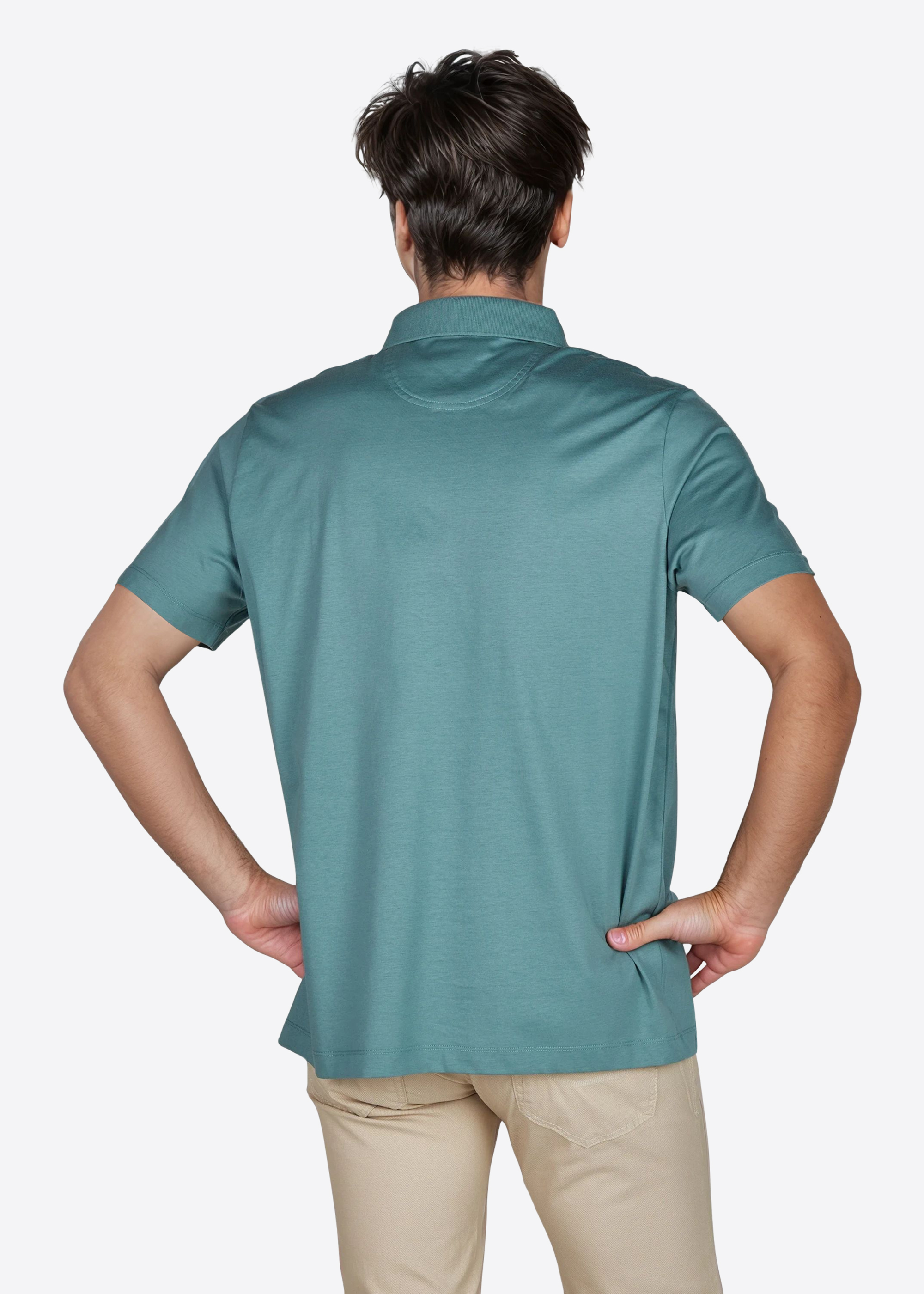 Polo-Shirt mit klassischem Polo-Kragen, Arctic Detailansicht 1