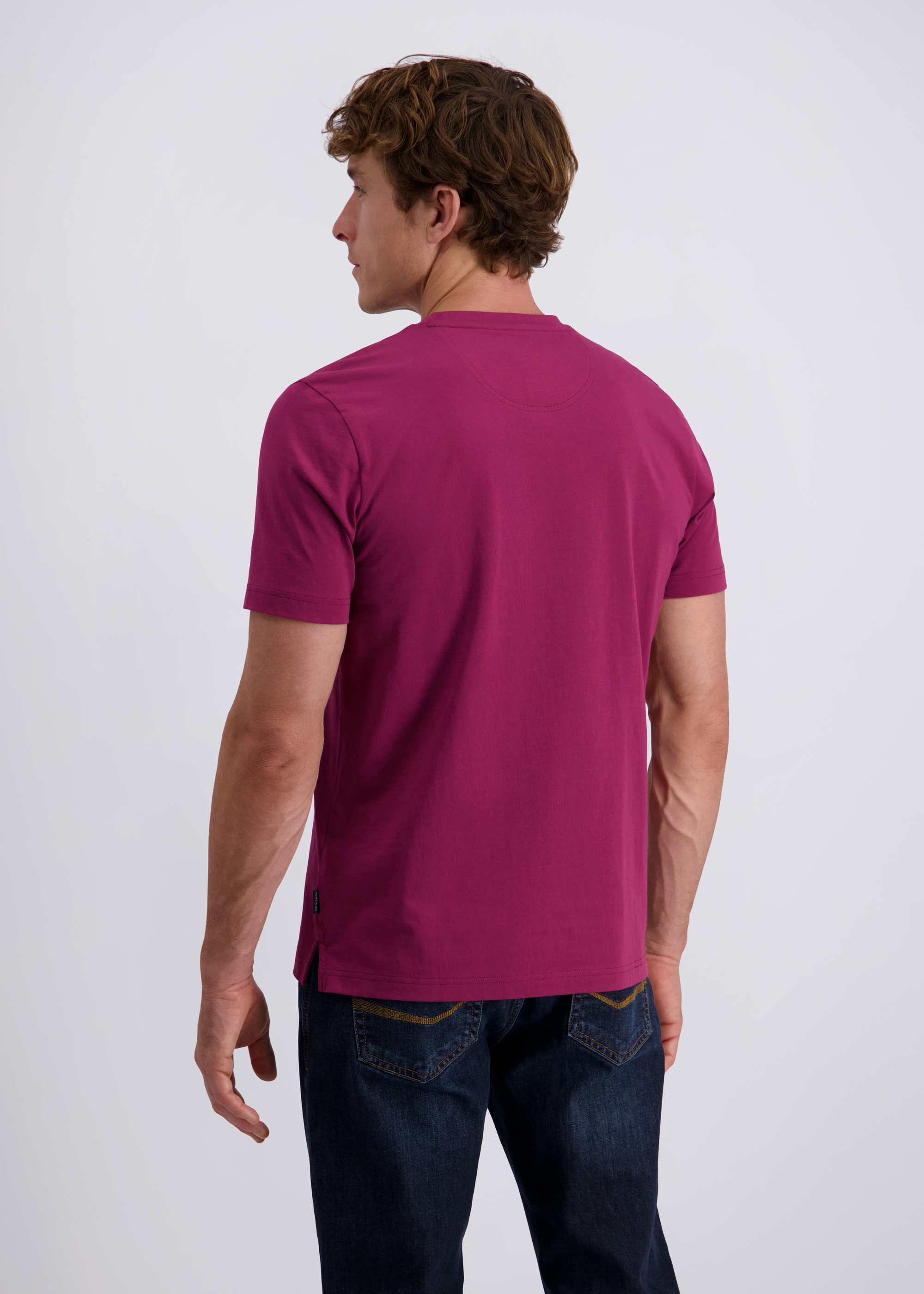 Freizeit-T-Shirt mit Logo-Print, Smokeberry Detailansicht 1