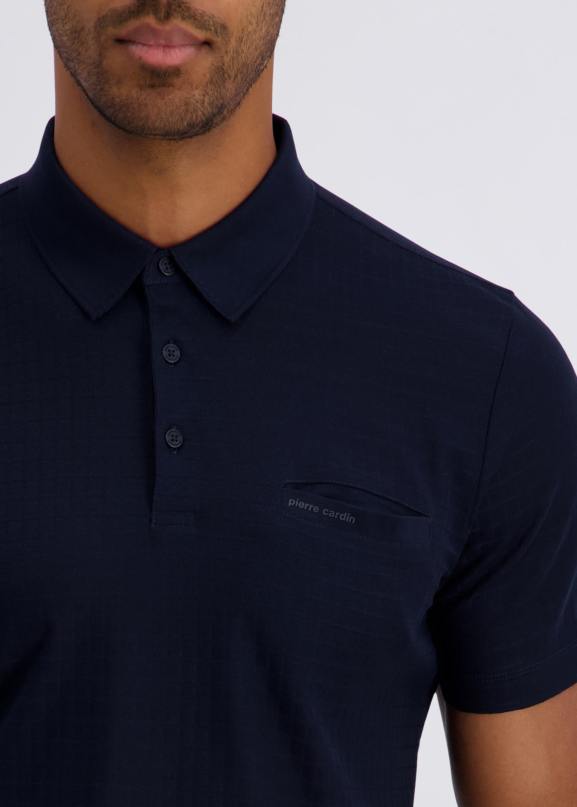 Poloshirt im Modern Fit, Salute Detailansicht 2