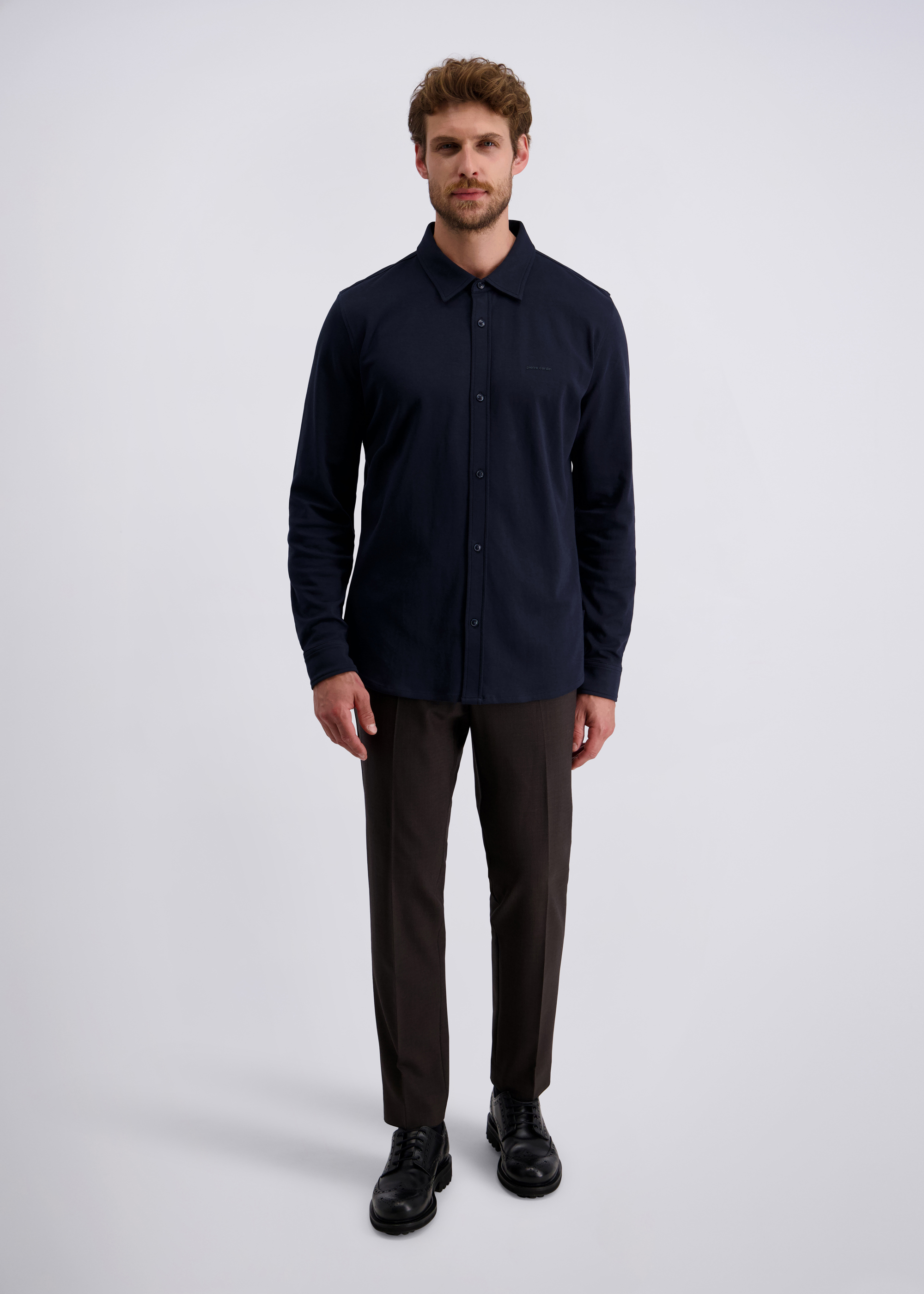 Elegantes Shirt mit zeitlosem Kragen, Salute Rückansicht