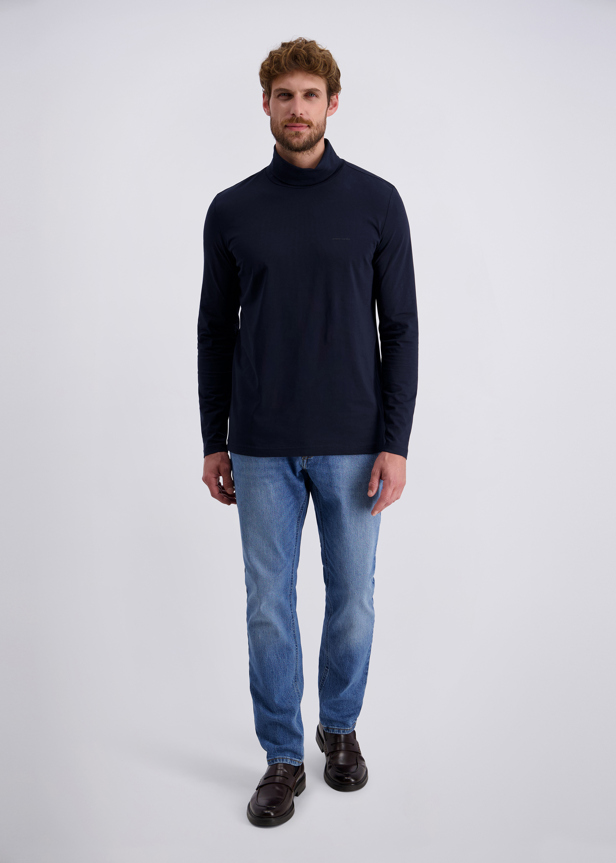 Essential Komfort Langarmshirt, uni, Salute Rückansicht