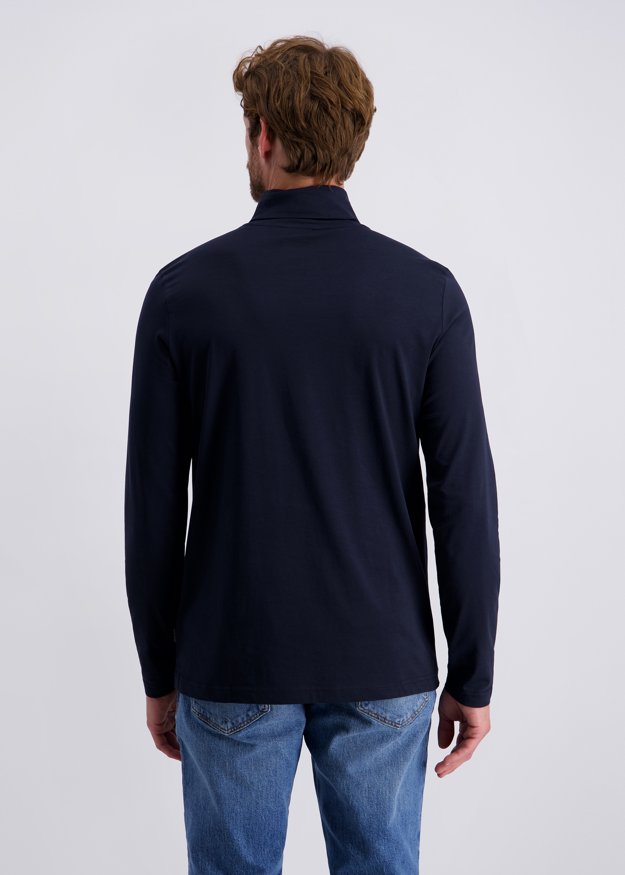 Essential Komfort Langarmshirt, uni, Salute Detailansicht 1