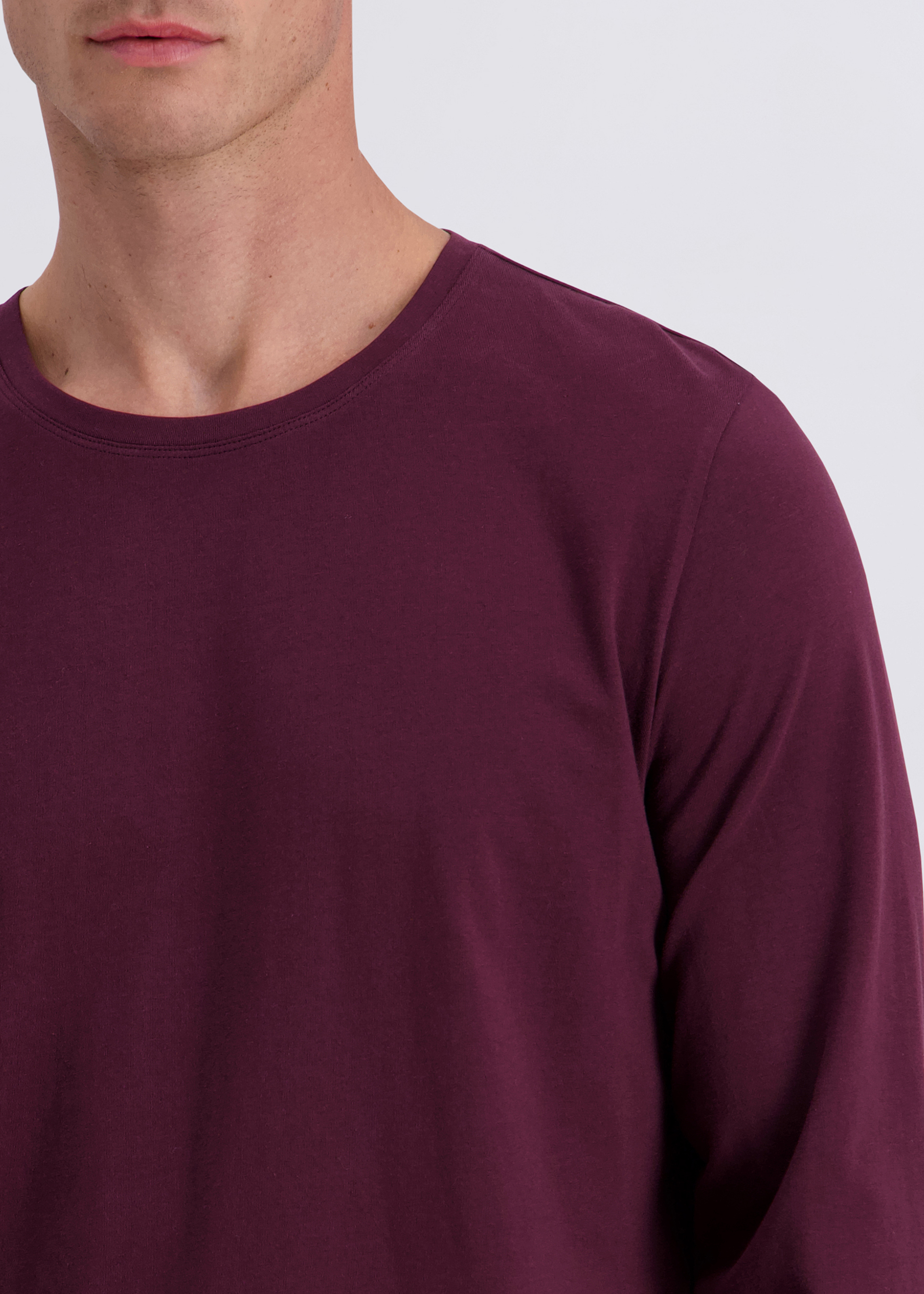 Performance Jersey Basic Langarmshirt, Winetasting Detailansicht 2