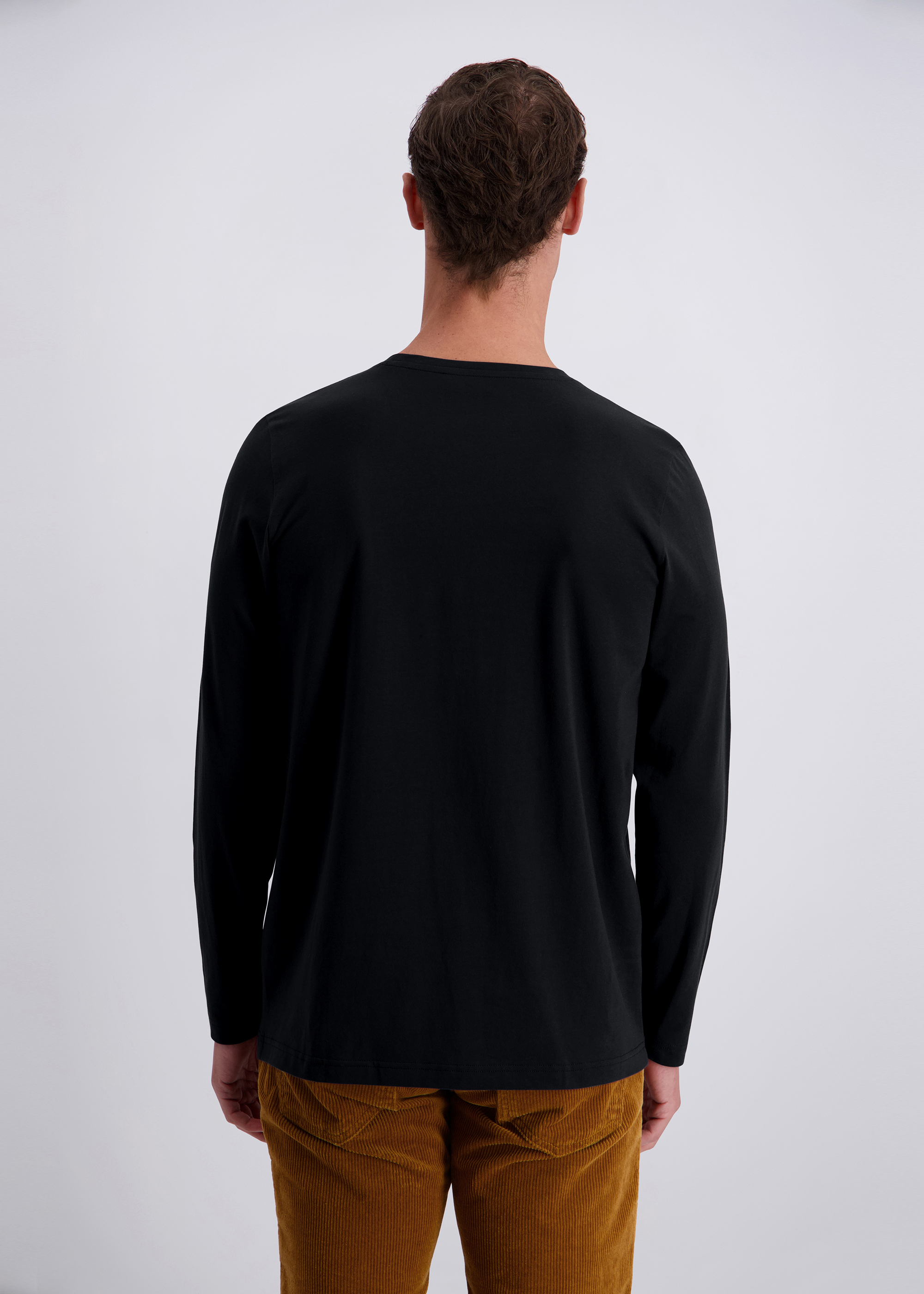 Performance Jersey Basic Langarmshirt, Schwarz Detailansicht 1