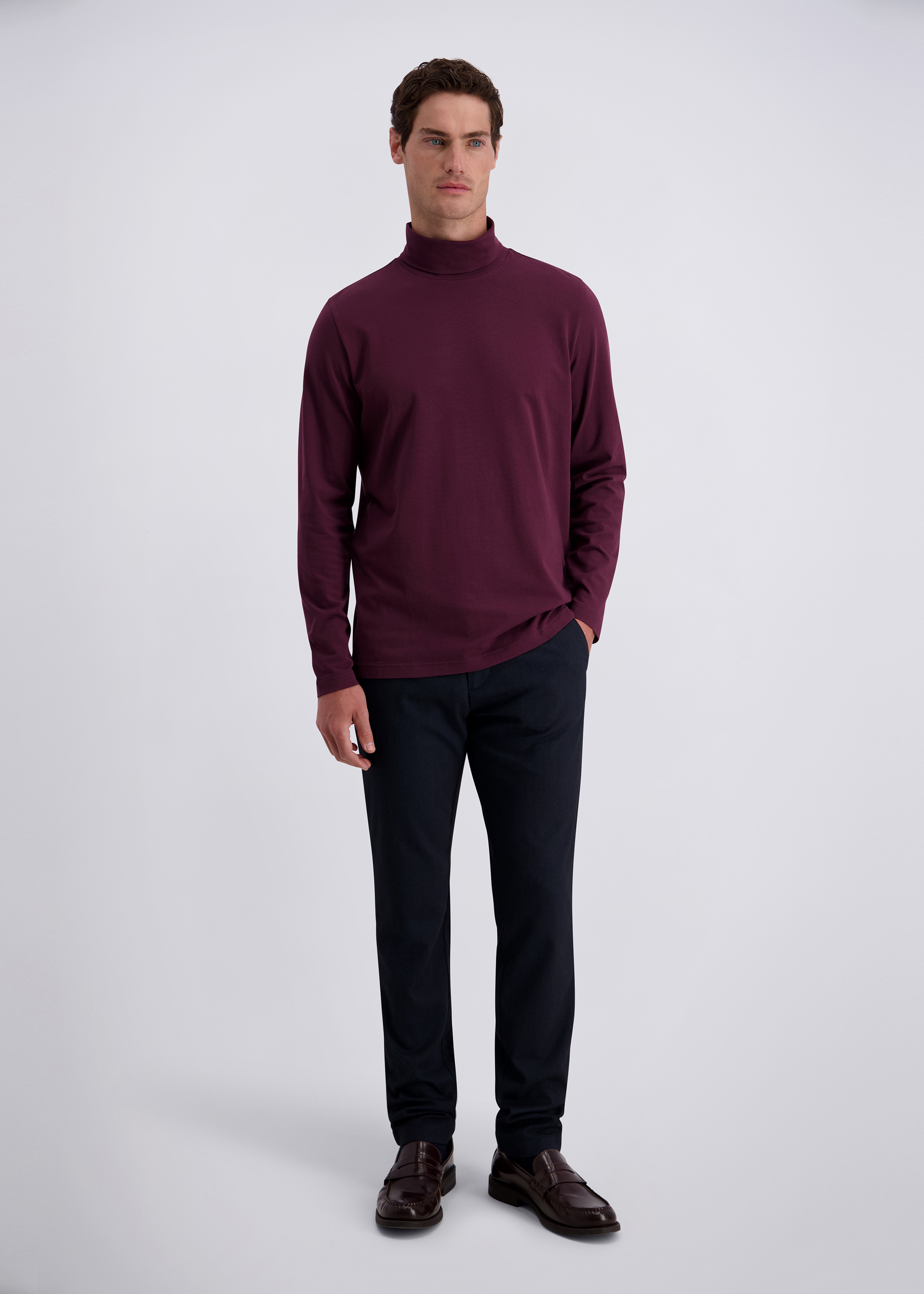 Performance Jersey Basic Langarmshirt, Winetasting Rückansicht