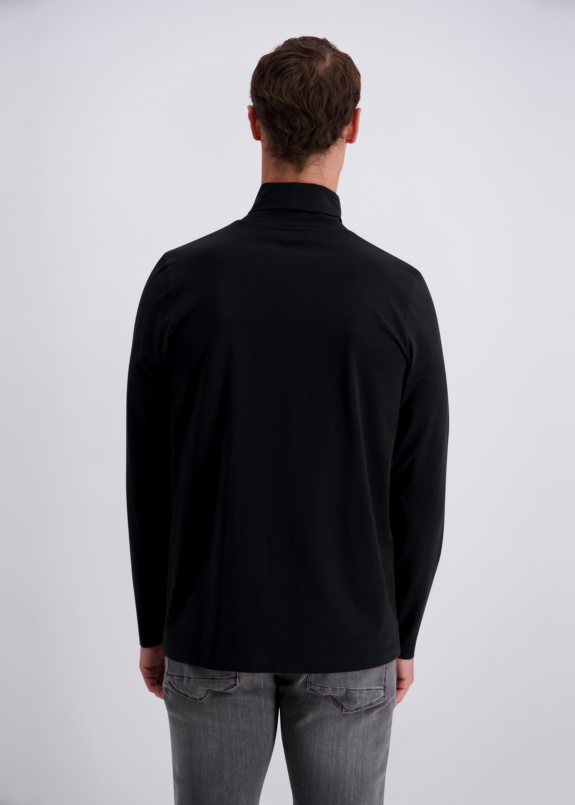 Performance Jersey Basic Langarmshirt, Schwarz Detailansicht 1