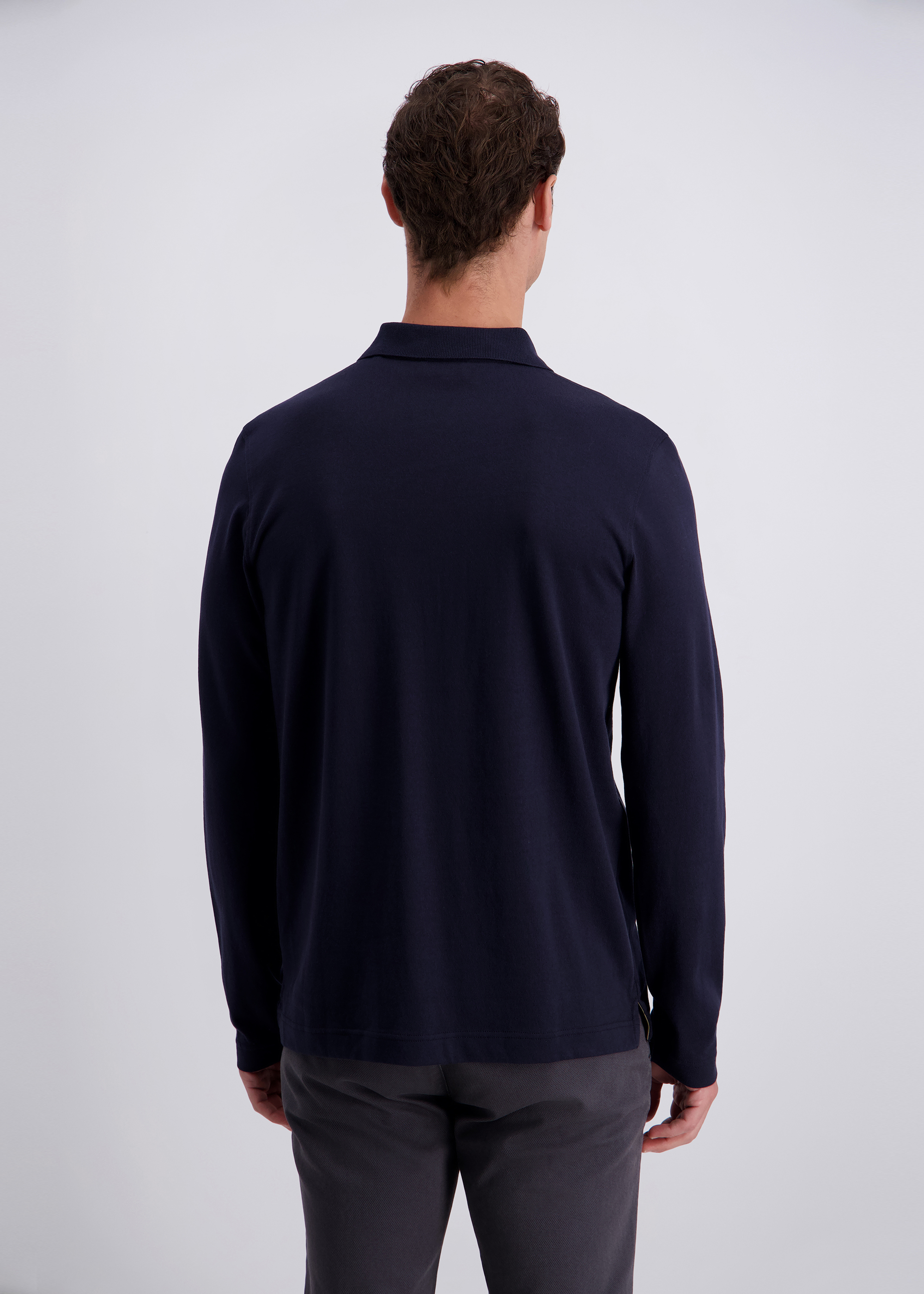 Casual Polo-Langarmshirt, Salute Detailansicht 1